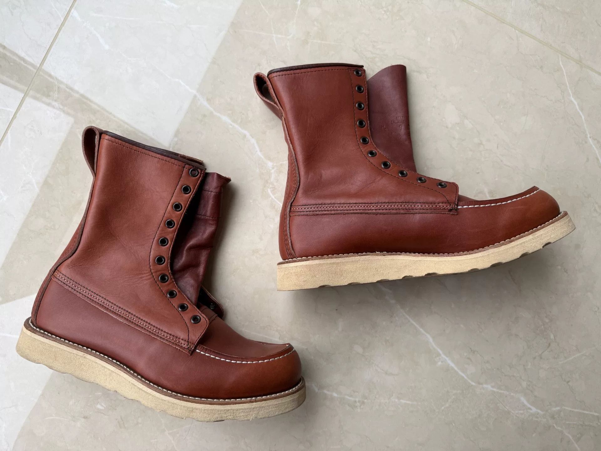Red Wing Redwing 877 90S Dog Tag Boots Size US 9 / EU 42 - 1 Thumbnail