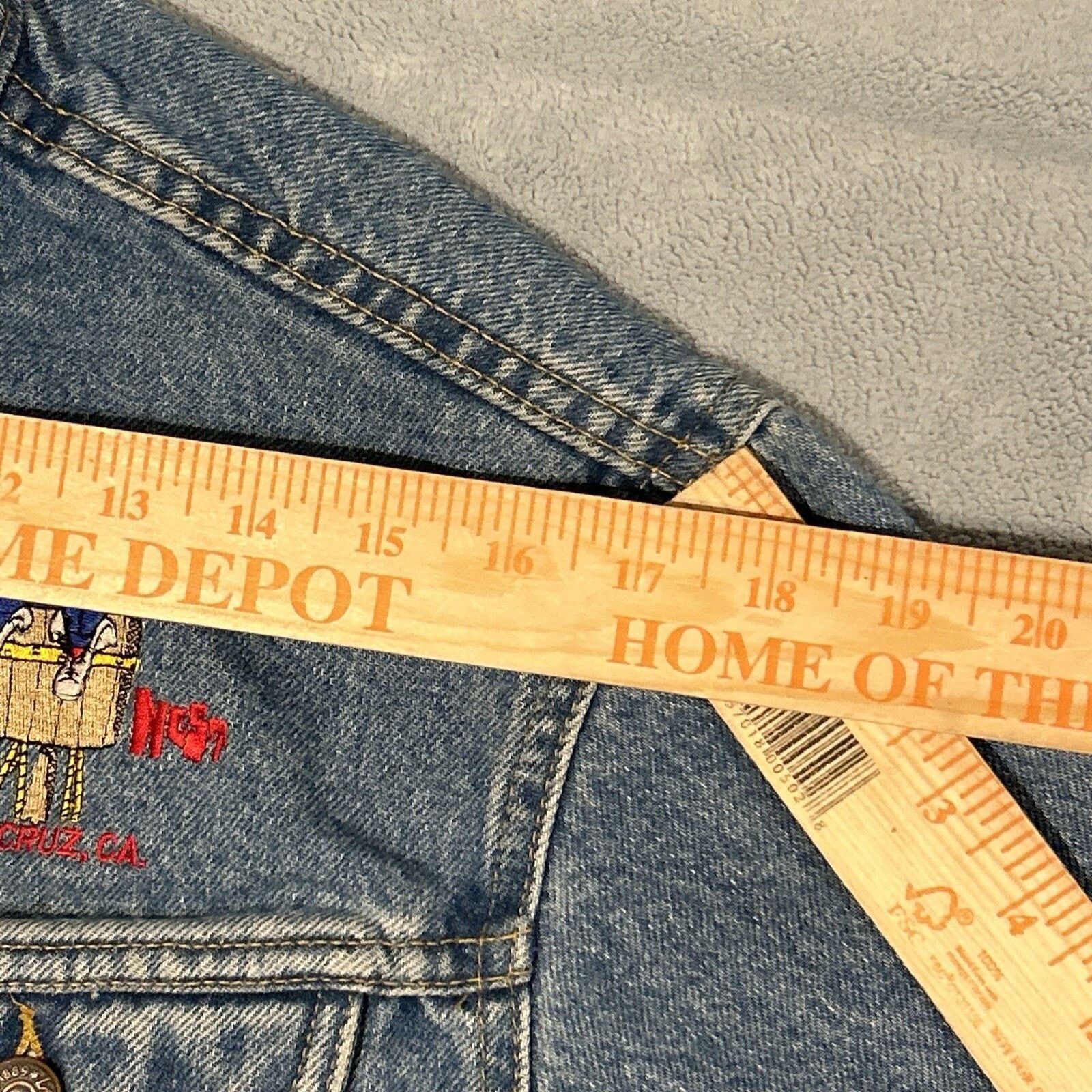Lee Santa Cruz Ca Lee Cropped Denim Jacket Womens Small Cowgirl Size S / US 4 / IT 40 - 12 Thumbnail
