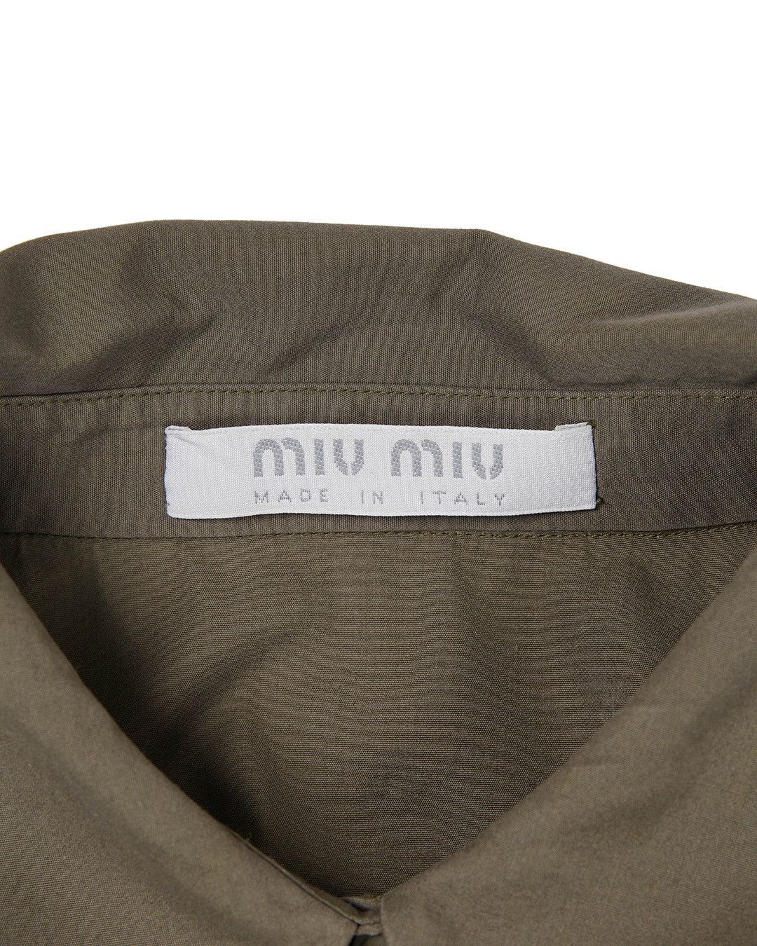 Miu Miu Miu Miu S/S1999 Ruffle Pleated Back Shirt Size M / US 6-8 / IT 42-44 - 7 Thumbnail
