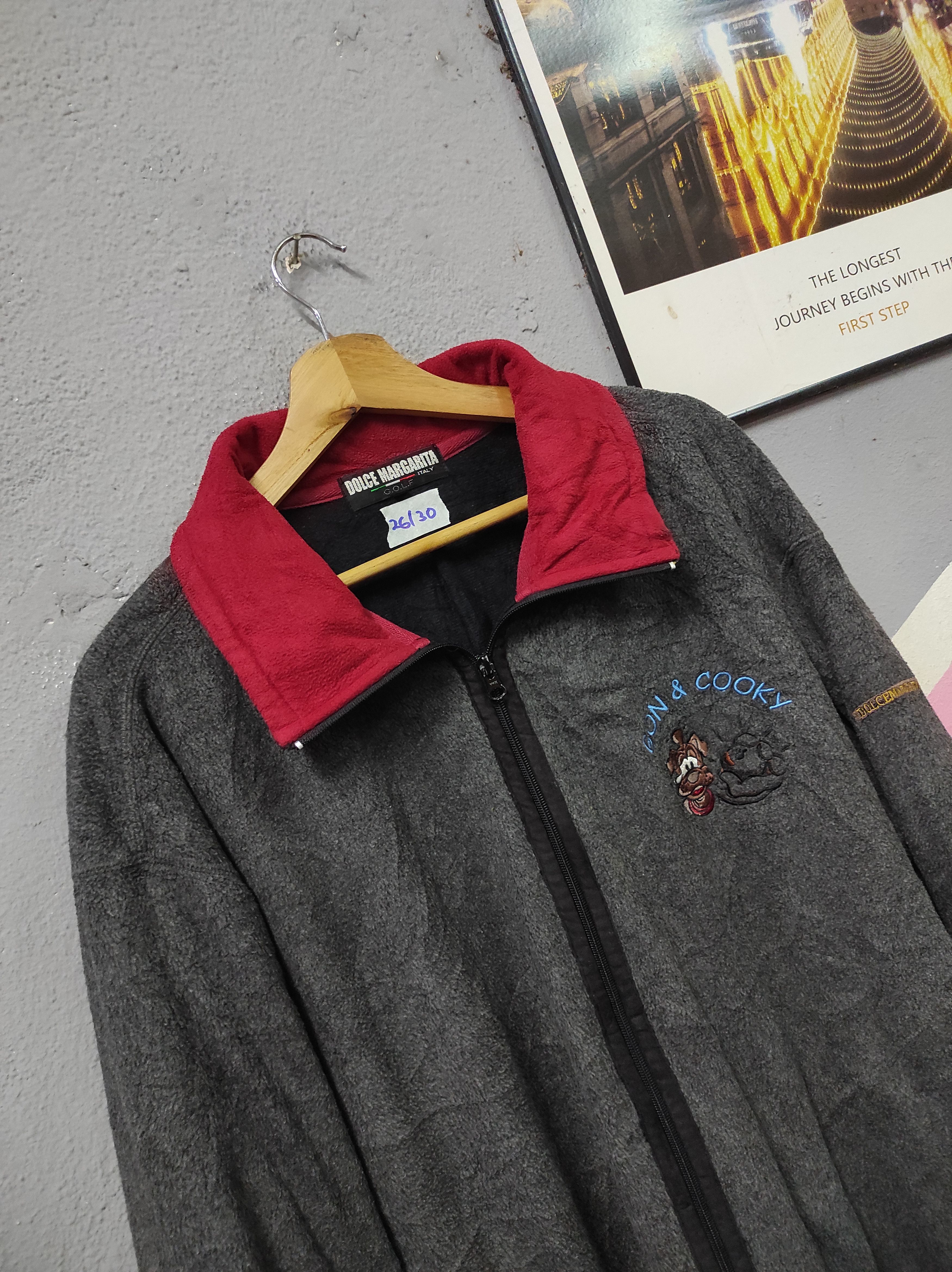 Cartoon Network × Vintage DOLCE MARGARITA ITALY GOLF GON & COOKY JACKET FLEECE Size US L / EU 52-54 / 3 - 4 Thumbnail