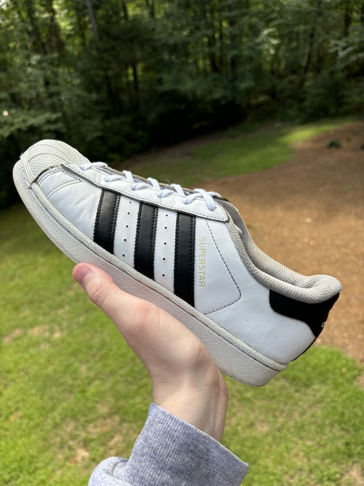Adidas × Vintage Adidas Superstar Shelltoe Classic OG 2016 White Sneaker Size US 6 / EU 39 - 11 Thumbnail