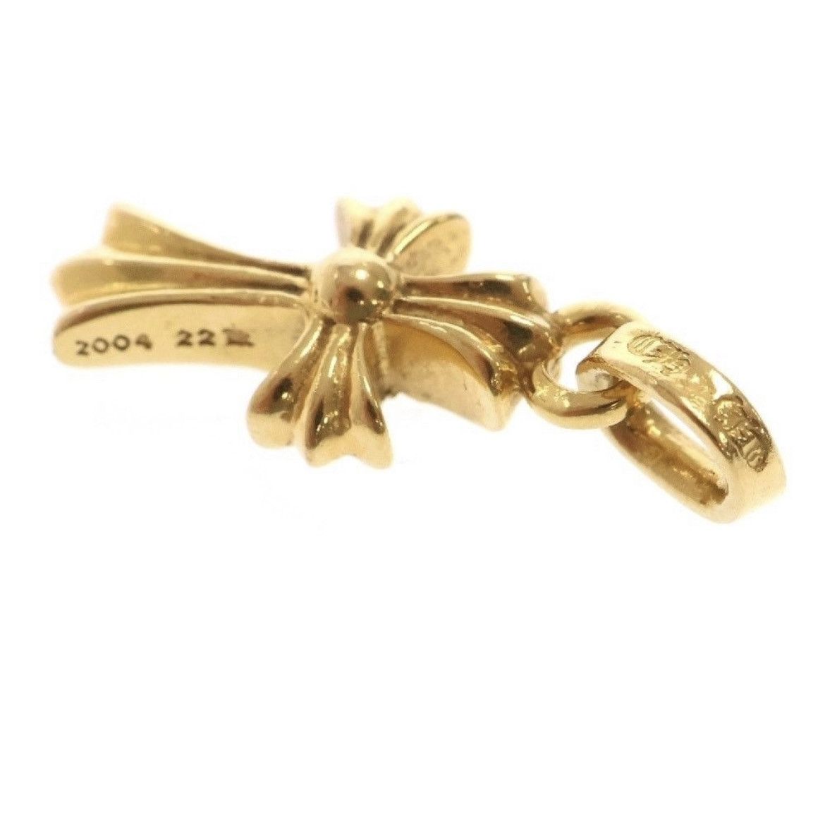 Chrome Hearts CHROME HEARTS 22K Gold Baby Fat Cross Pendant Size ONE SIZE - 6 Thumbnail