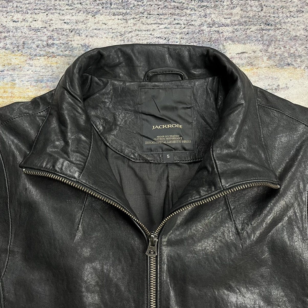 サイズ5❗️ jackrose double zip leather jkt Jackrose riders leather jacket double zipper