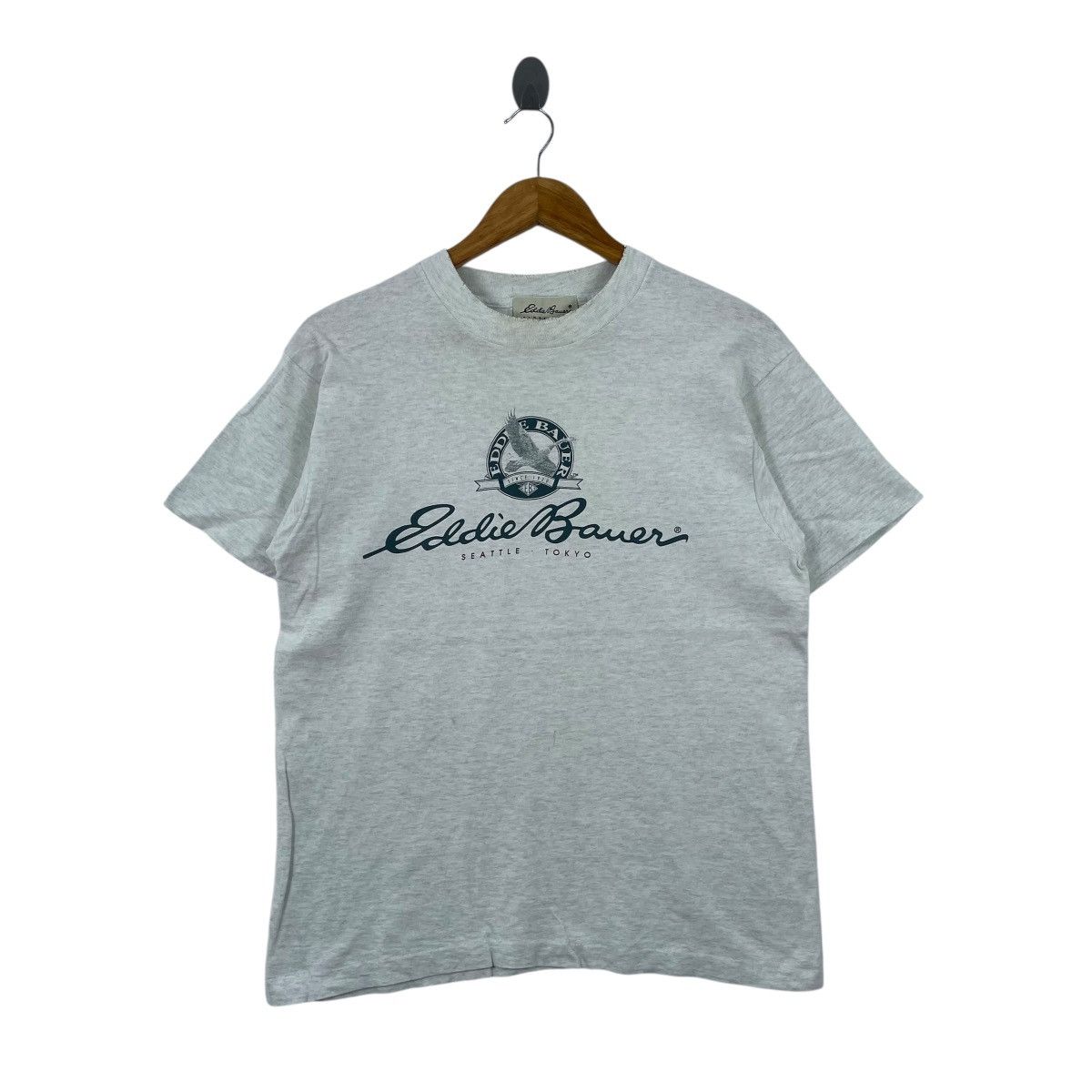 Eddie Bauer × Vintage Vintage 90s EDDIE BAUER Tshirt Size US S / EU 44-46 / 1 - 1 Thumbnail