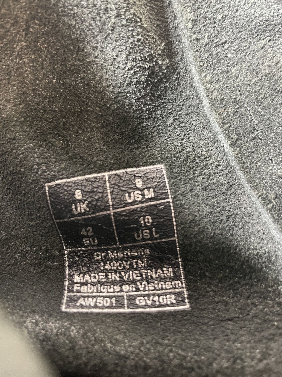 Dr. Martens × Vetements borderline 10-eye 1490 boots Size US 9 / EU 42 - 9 Thumbnail