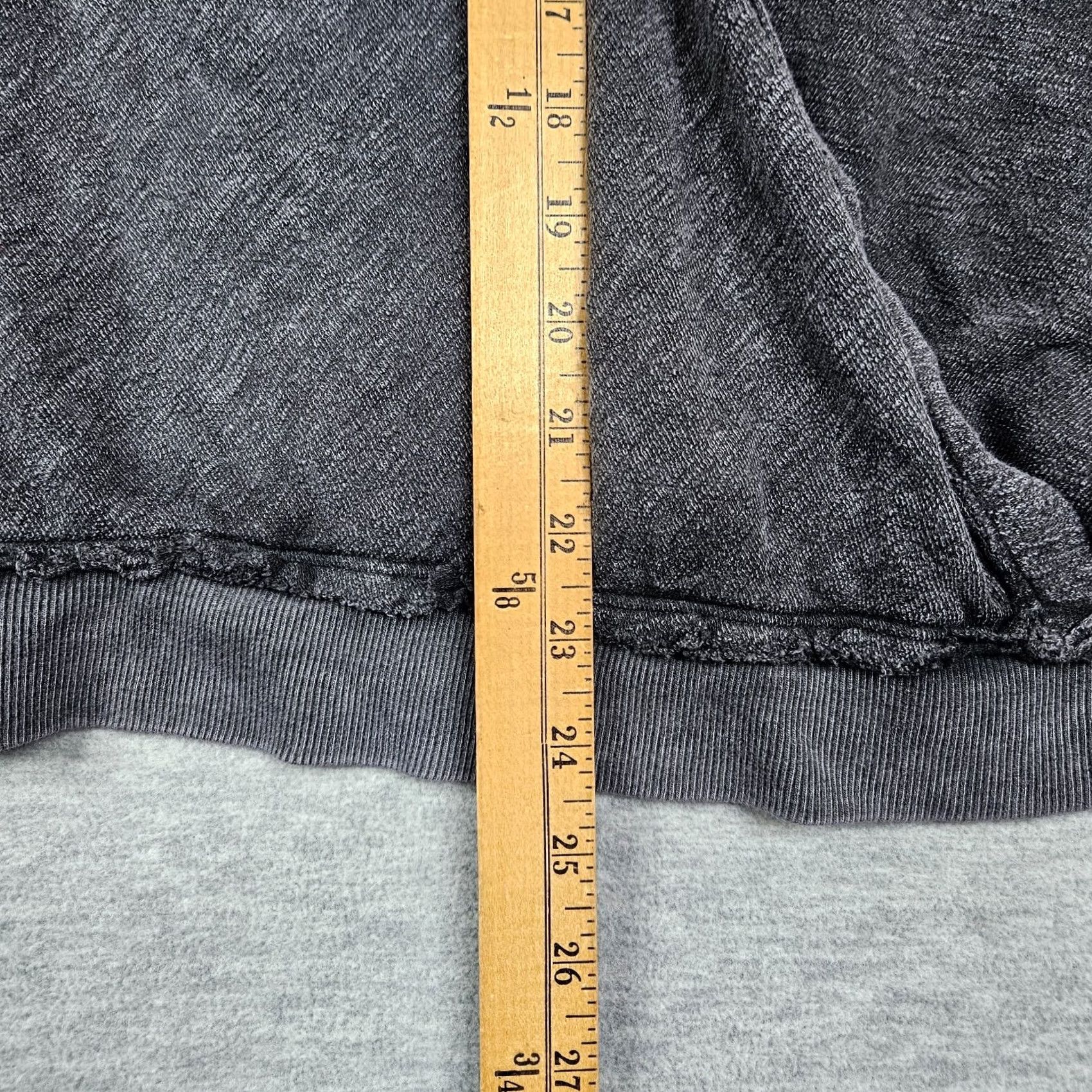 Vintage Pilcro and The Letterpress Women's Black Dyed Wrap Long Sleeve Top L Size L / US 10 / IT 46 - 4 Thumbnail