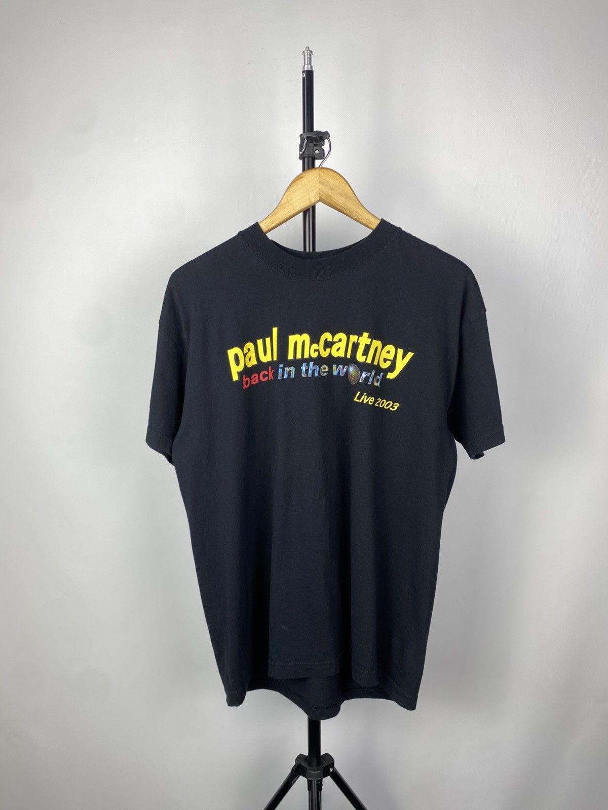 Band Tees × Vintage Vintage 2003 Paul McCartney back in the world tour t-shirt Size US L / EU 52-54 / 3 - 1 Thumbnail