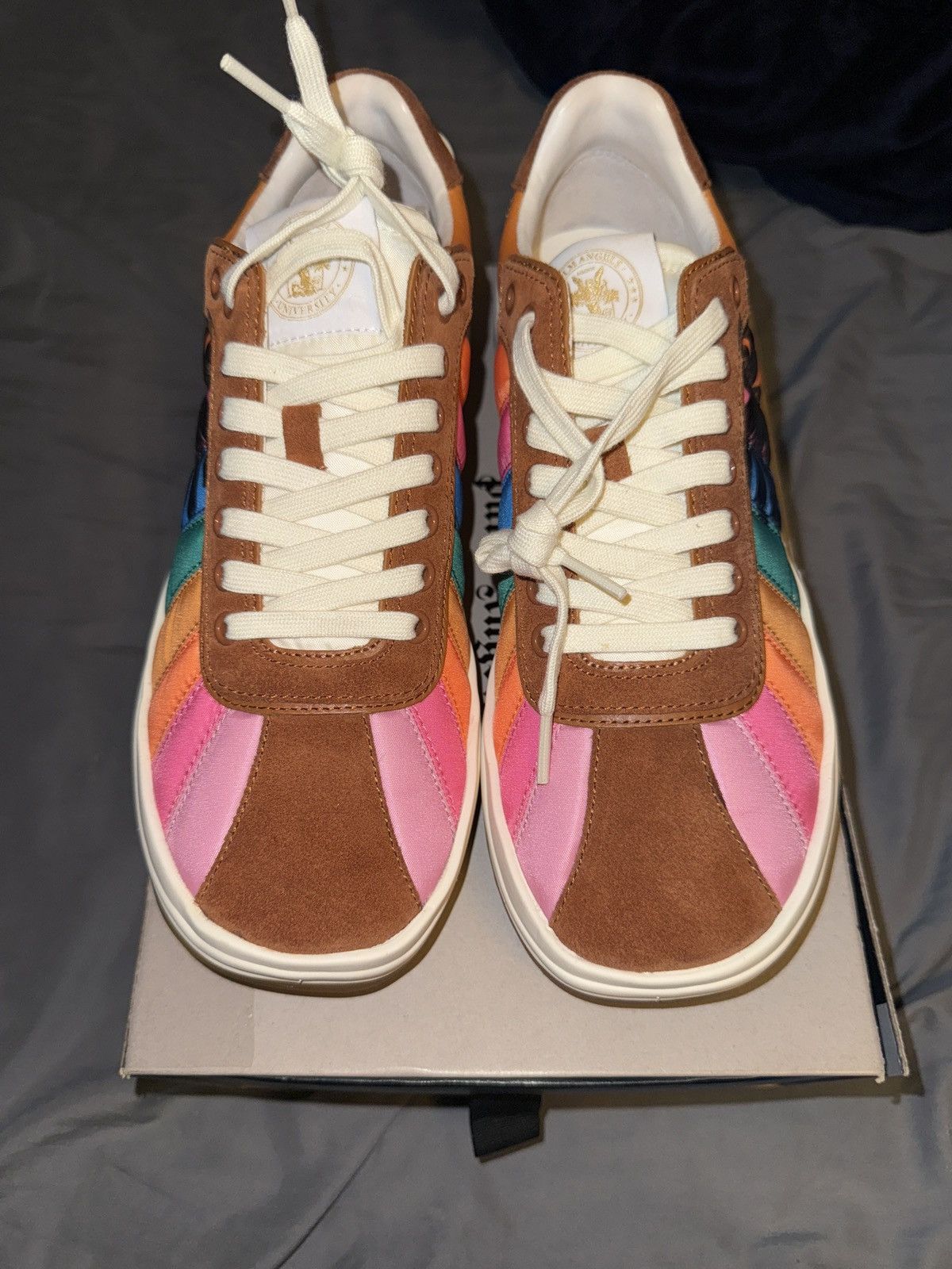 Palm Angels Palm Angels Rainbow Sneaker Multicolor Size US 9.5 / EU 42-43 - 7 Thumbnail