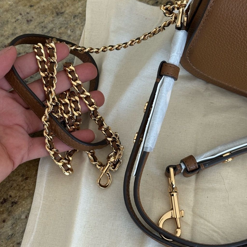 Tory Burch Tory Burch BRITTEN CONVERTIBLE CROSSBODY Leather Shoulder in Size ONE SIZE - 9 Thumbnail