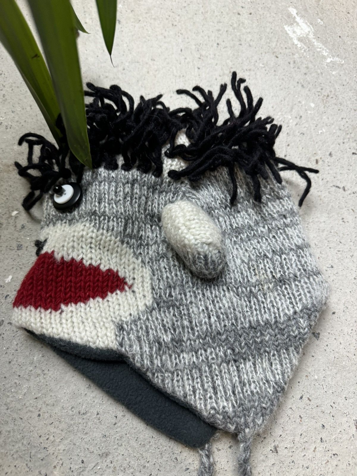 Japanese Brand × Vintage Vintage Y2K Monkey Face Avntgarde Wool Ushanka Crazy Opium Size ONE SIZE - 2 Thumbnail