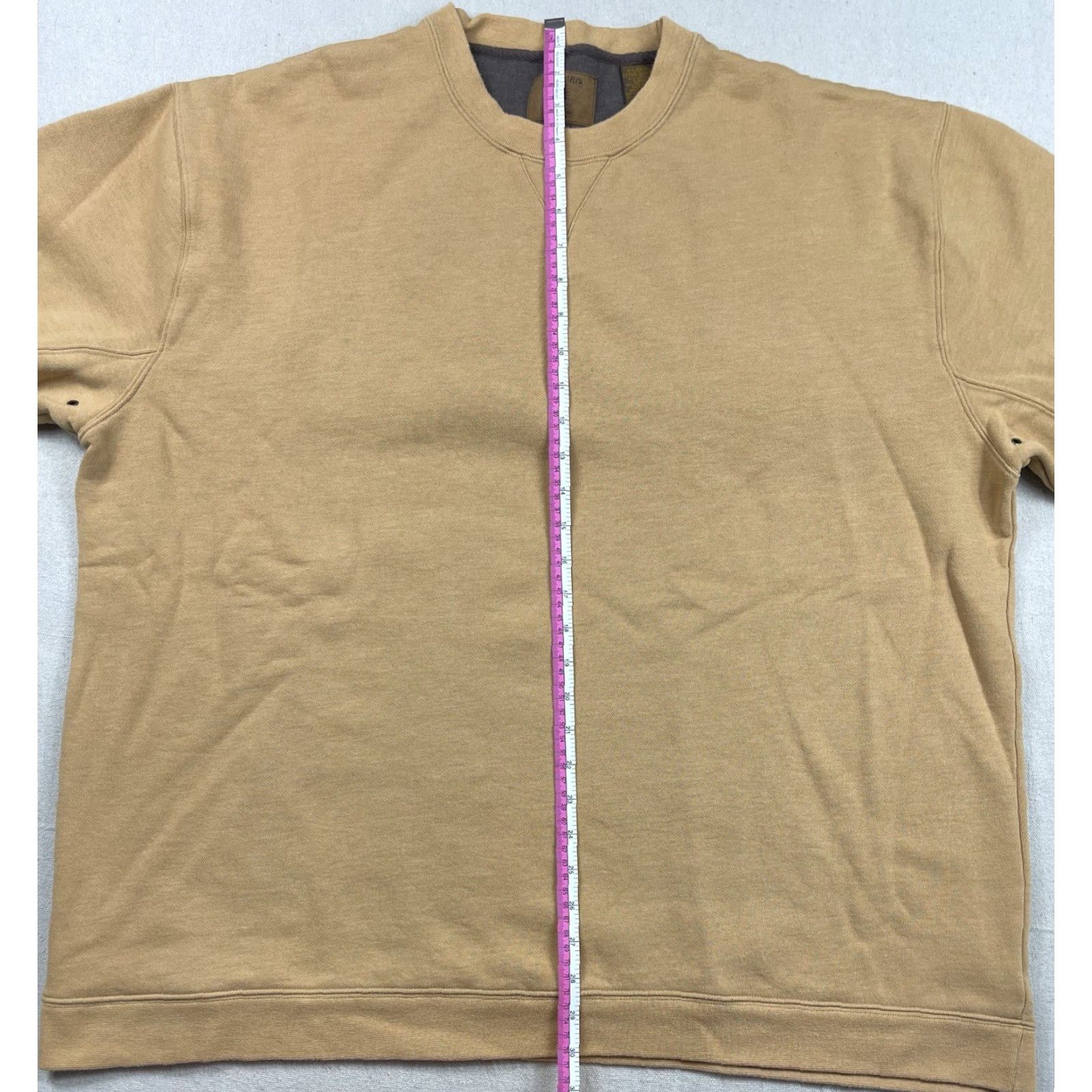Vintage VINTAGE? No—ignore vintage. St. John's Bay XL Sweatshirt Crewneck Mens Pullover Fleece Gold Tan Outdoors 90s Outdoor All Seasons Mens Size US XL / EU 56 / 4 - 6 Thumbnail
