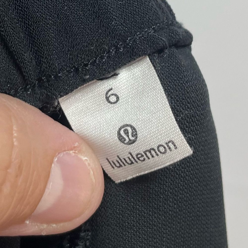 Lululemon Lululemon Noir Pants Black Trouser Size 6 Size 28" / US 6 / IT 42 - 4 Thumbnail