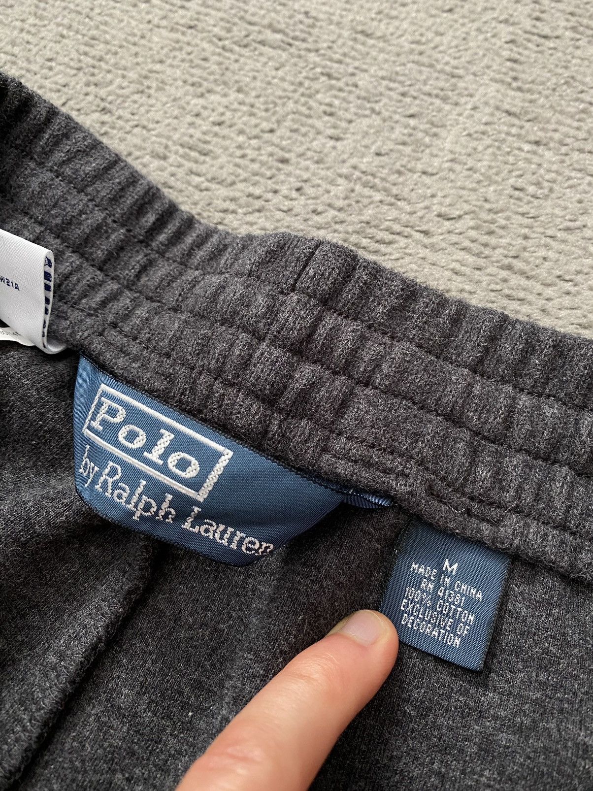 Polo Ralph Lauren × Vintage Vintage 90’s Polo Ralph Lauren men’s straight fit sweatpants Size US 32 / EU 48 - 11 Thumbnail