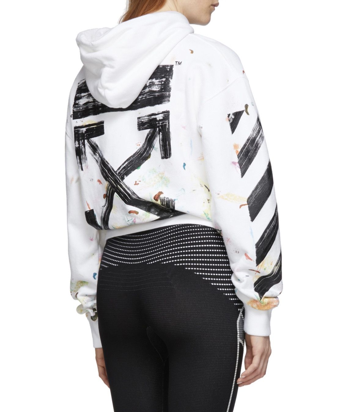 Off-White White Paint Splatter Hoodie Size XS / US 0-2 / IT 36-38 - 1 Thumbnail