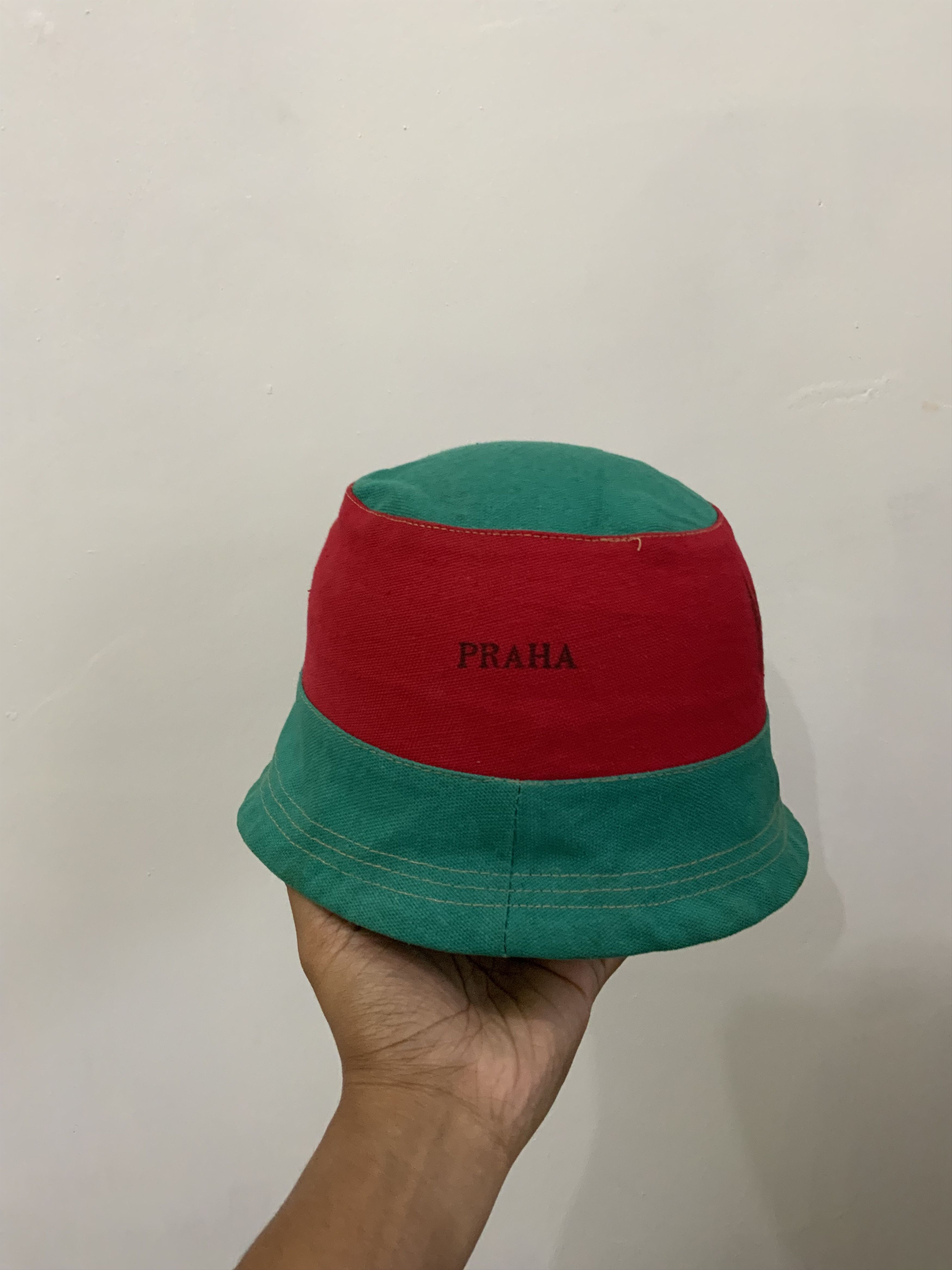 Vintage Vintage Praha Bucket Hat Size ONE SIZE - 5 Thumbnail
