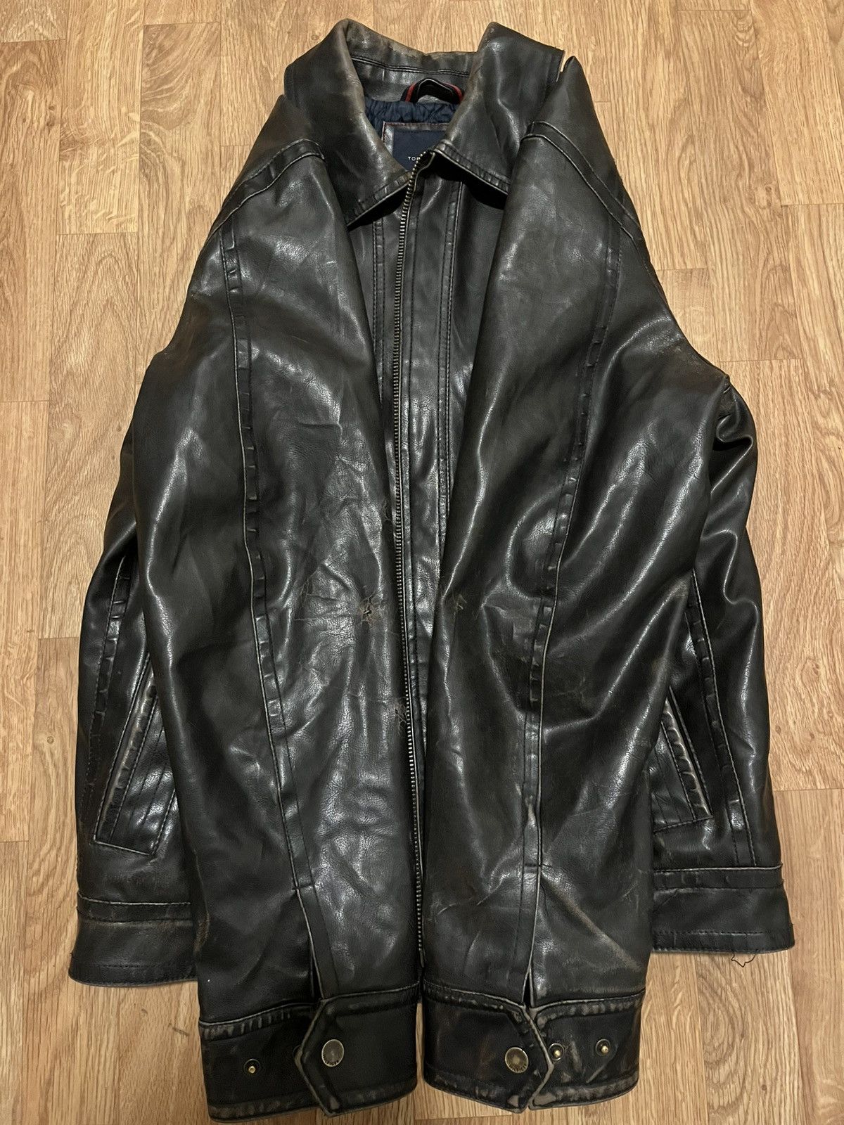 Tommy Hilfiger Vintage Hilfiger Leather Jacket Size US M / EU 48-50 / 2 - 4 Thumbnail