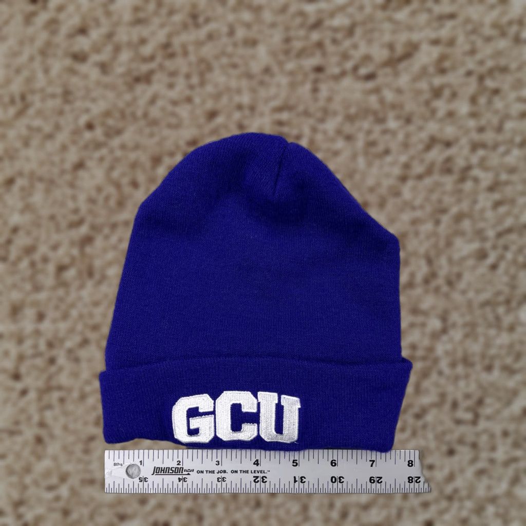 Vintage Capamerica Beanie Adult One Size Purple Knit University Grand Canyon Size ONE SIZE - 1 Thumbnail