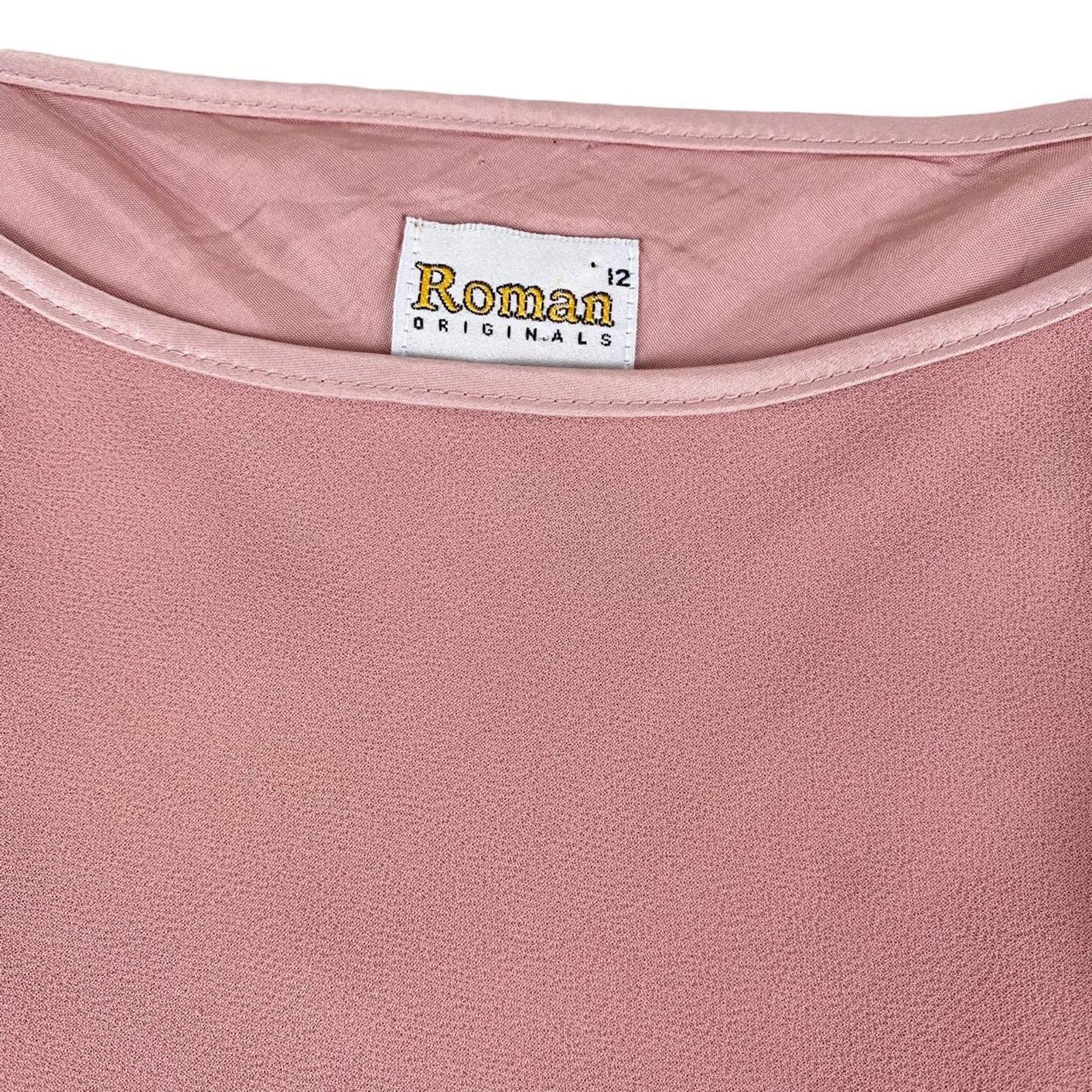 Other Roman Originals Blush Pink Spaghetti Strap Cami Top Size M / US 6-8 / IT 42-44 - 3 Thumbnail