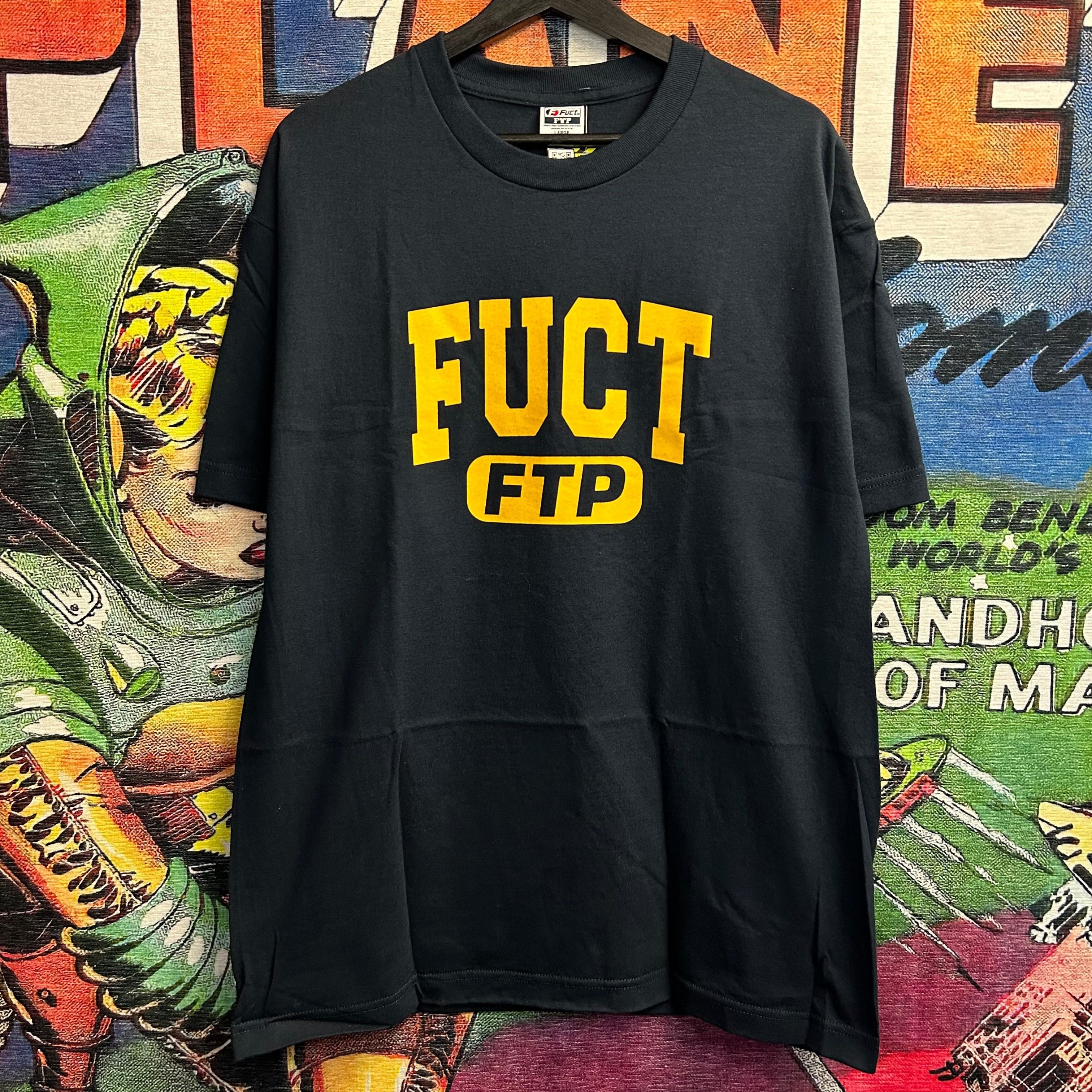 image of Fuck The Population x Fuct Ftp Tee Size Large in Navy, Men's