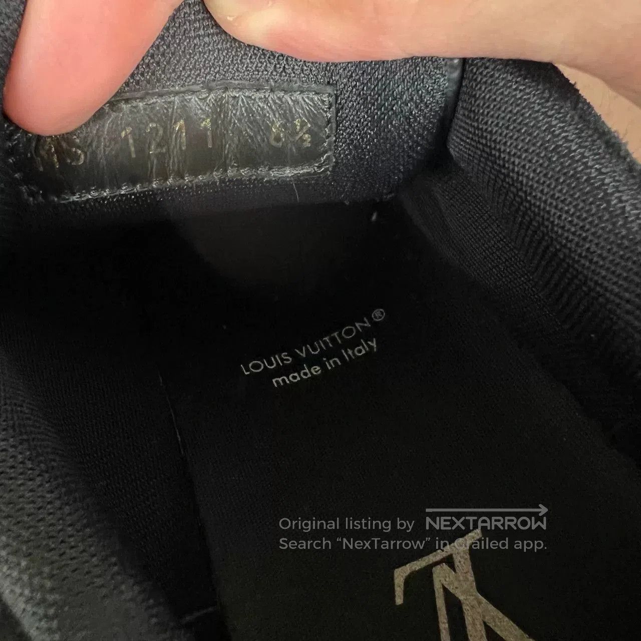 Louis Vuitton louis vuitton black trainer sneakers size 6.5. Size US 6.5 / EU 39-40 - 6 Thumbnail