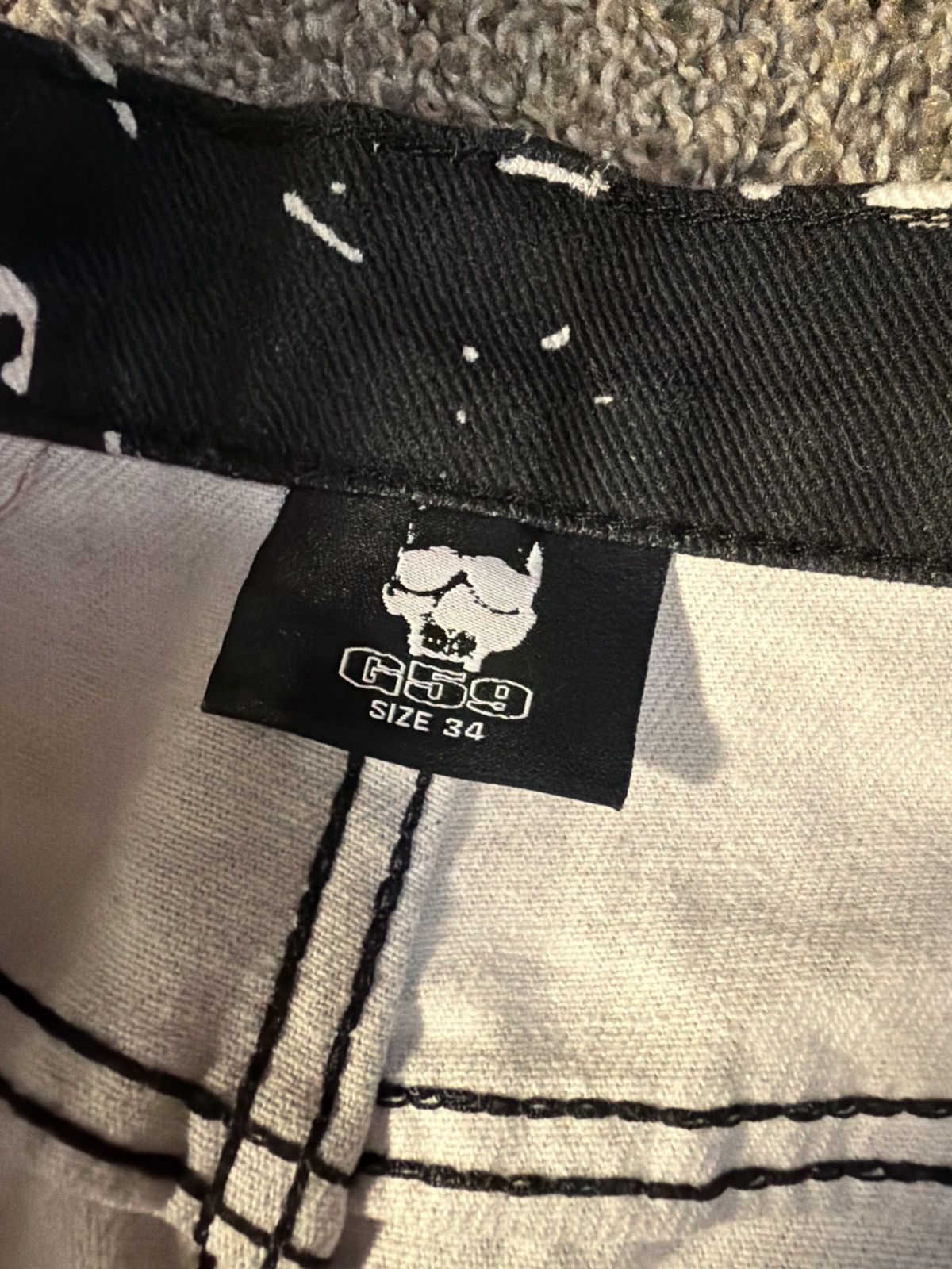 G59 Records G59 Records- God Hates G59 Denim Jeans Size US 34 / EU 50 - 6 Thumbnail