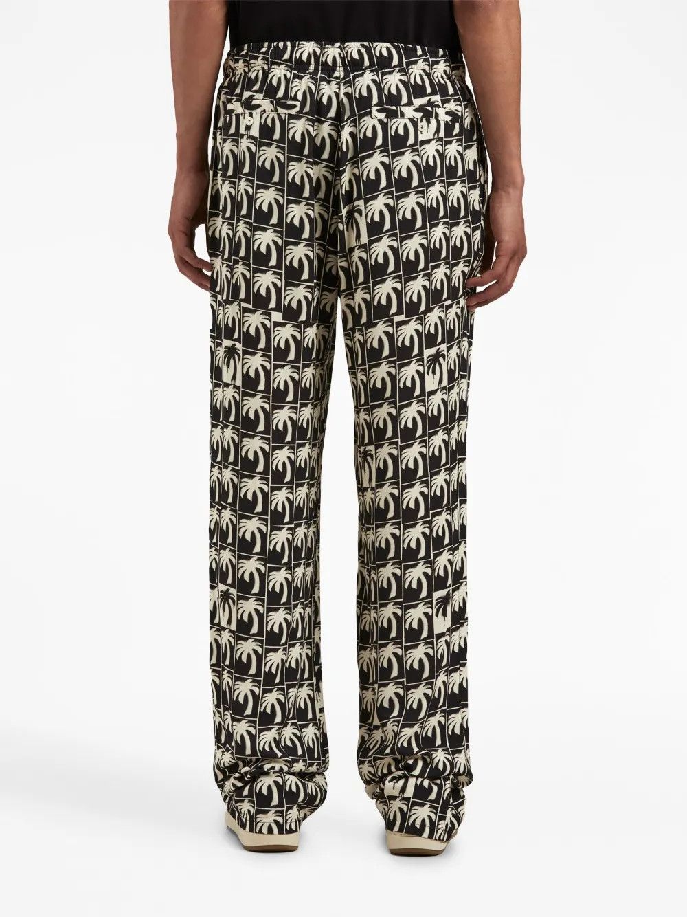 Palm Angels o1y0325 Jogger & Sweatpant in Black/White Size US 30 / EU 46 - 4 Thumbnail