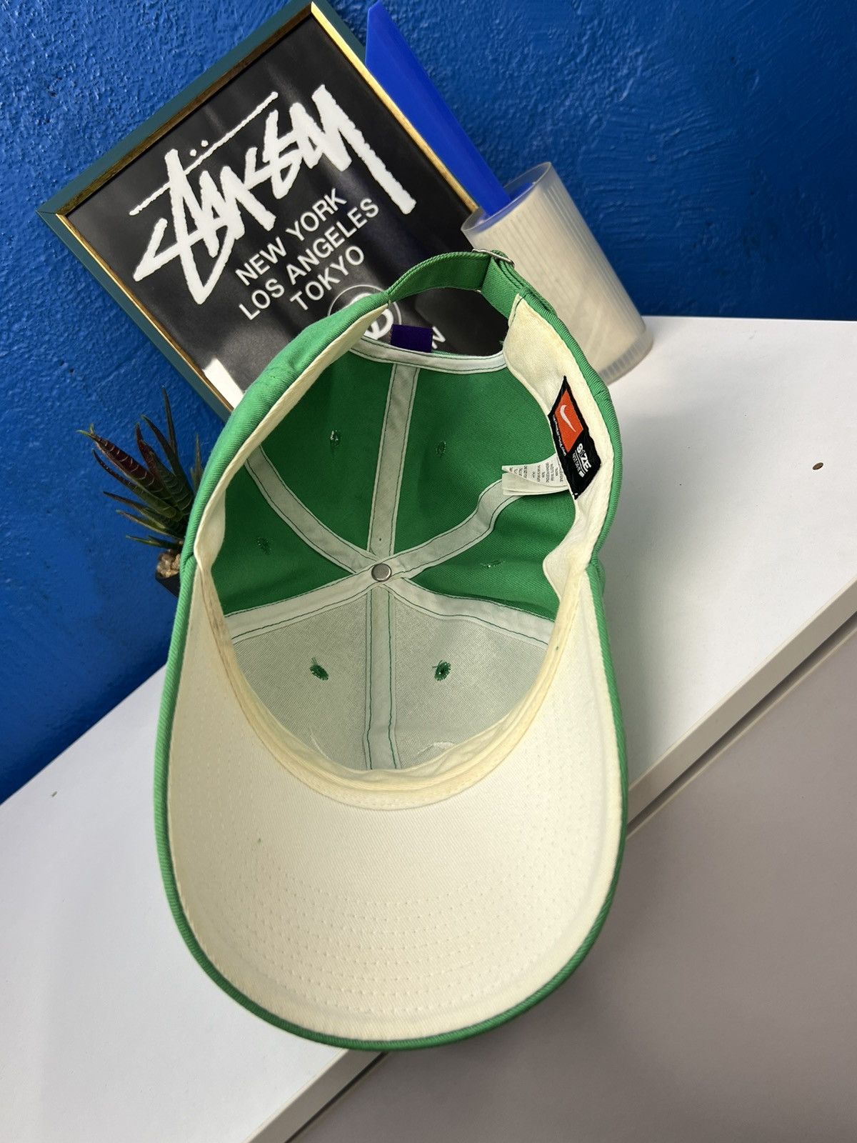 Nike × Vintage Nike Vintage Big Logo Cap Size ONE SIZE - 5 Thumbnail