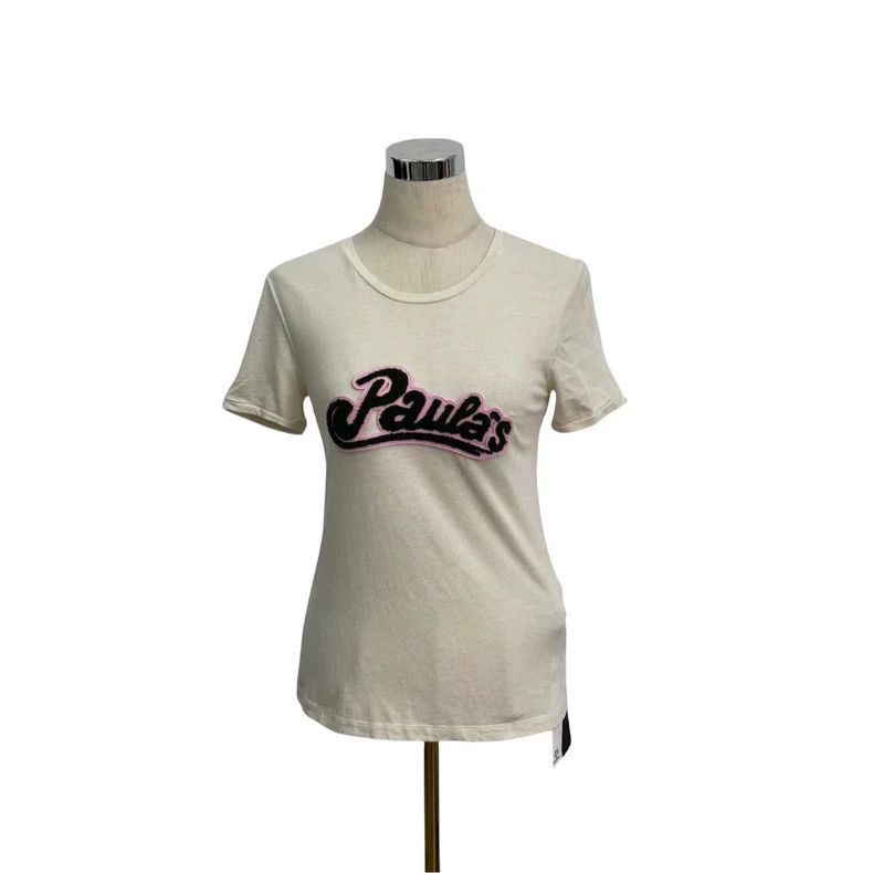 Loewe LOEWE Light white lettered short sleeves Size S / US 4 / IT 40 - 1 Thumbnail