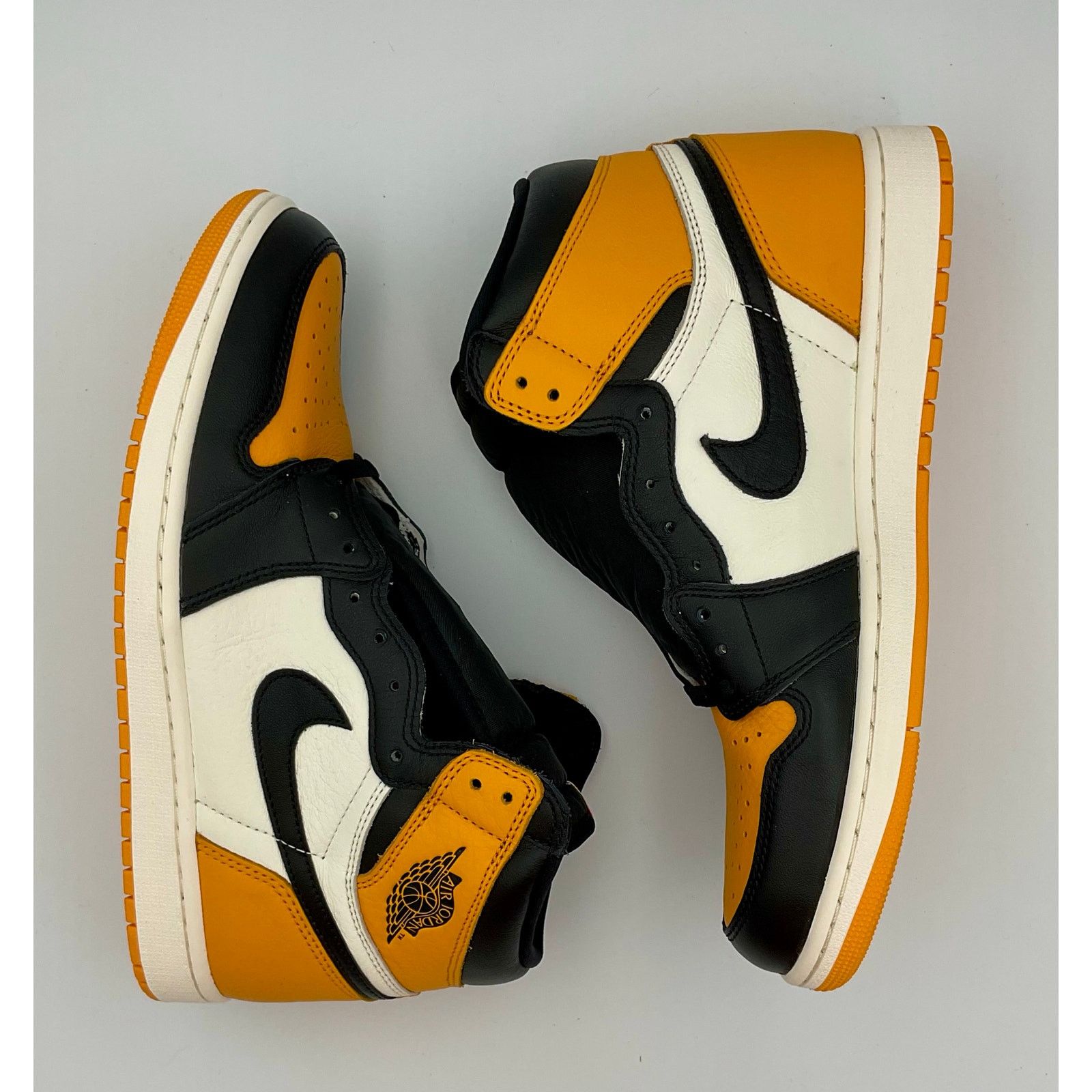 Nike Air Jordan 1 Retro High OG Yellow Toe Taxi Sz 12 Size US 12 / EU 45 - 6 Thumbnail