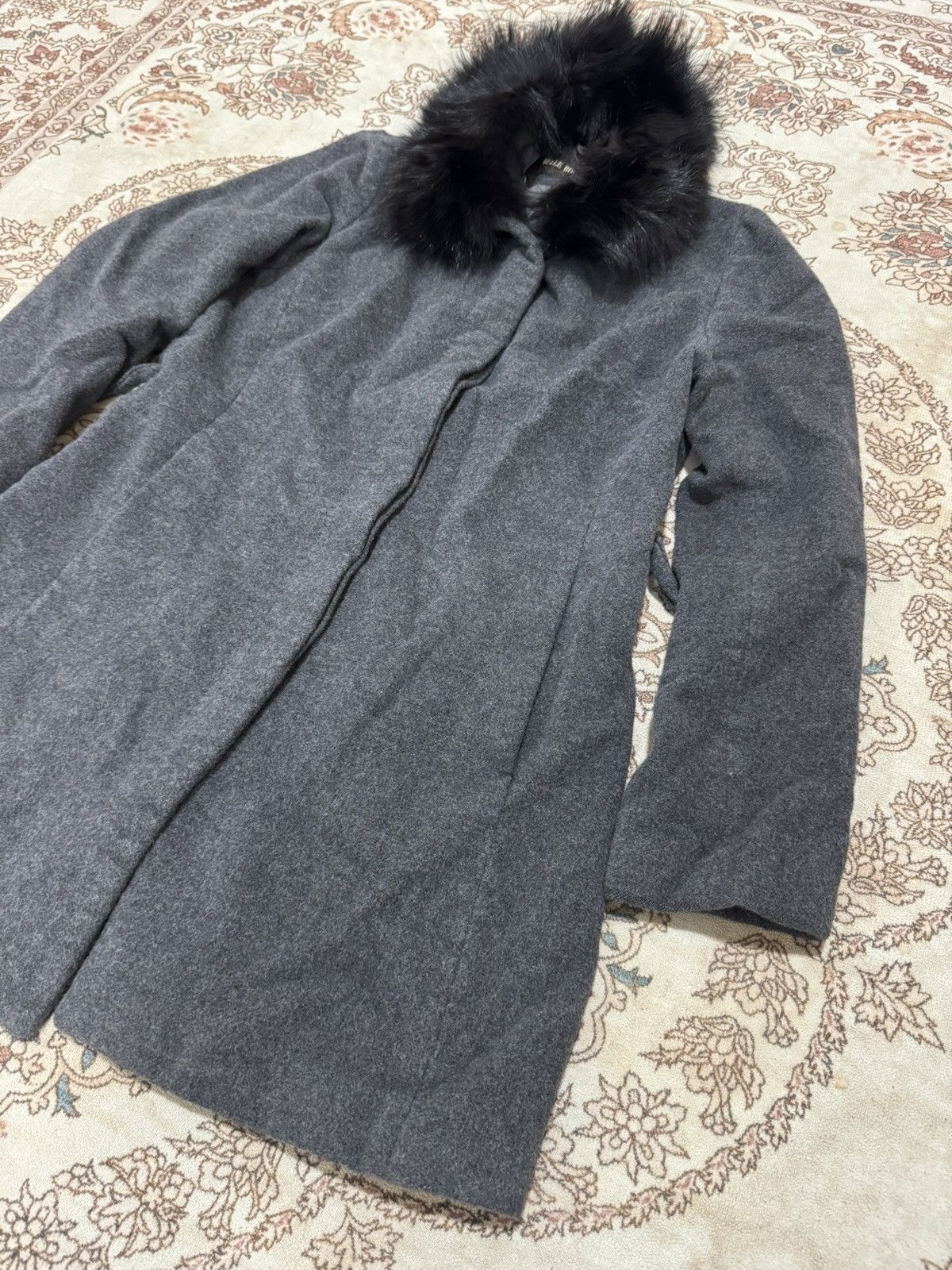 Japanese Brand Belle Boudoir Wool Jacket Fur collar Size US S / EU 44-46 / 1 - 2 Thumbnail