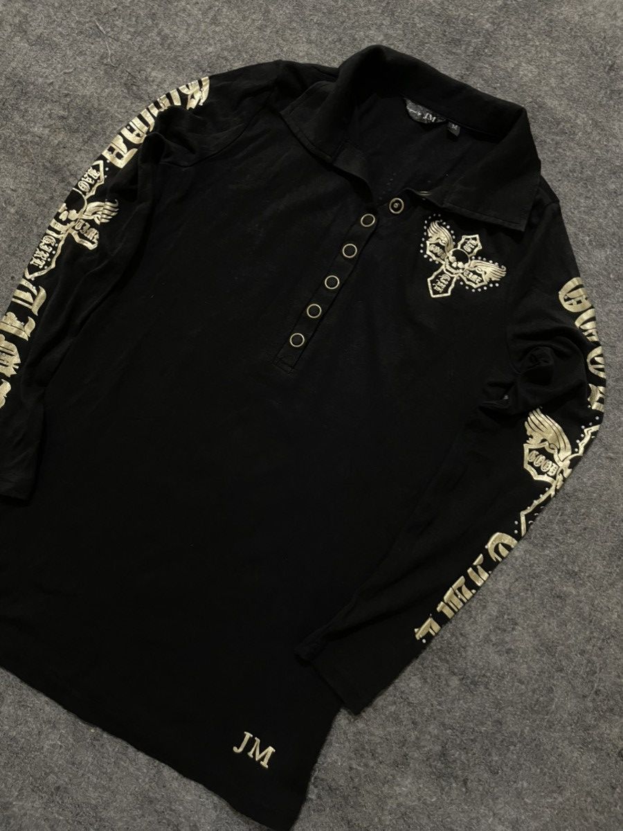 Hysteric Glamour × If Six Was Nine × Japanese Brand GOTHIC POEM SKULL PUNK JAPANESE STYLE LONG SLEEVE Size US M / EU 48-50 / 2 - 2 Thumbnail