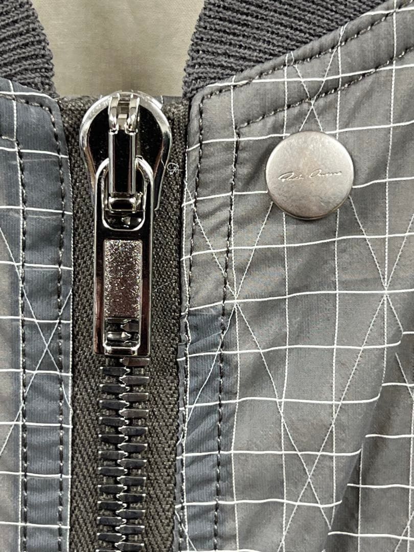 Rick Owens 23SS EDFU grid pattern bomber jacket ripstop 50 Size US M / EU 48-50 / 2 - 4 Thumbnail