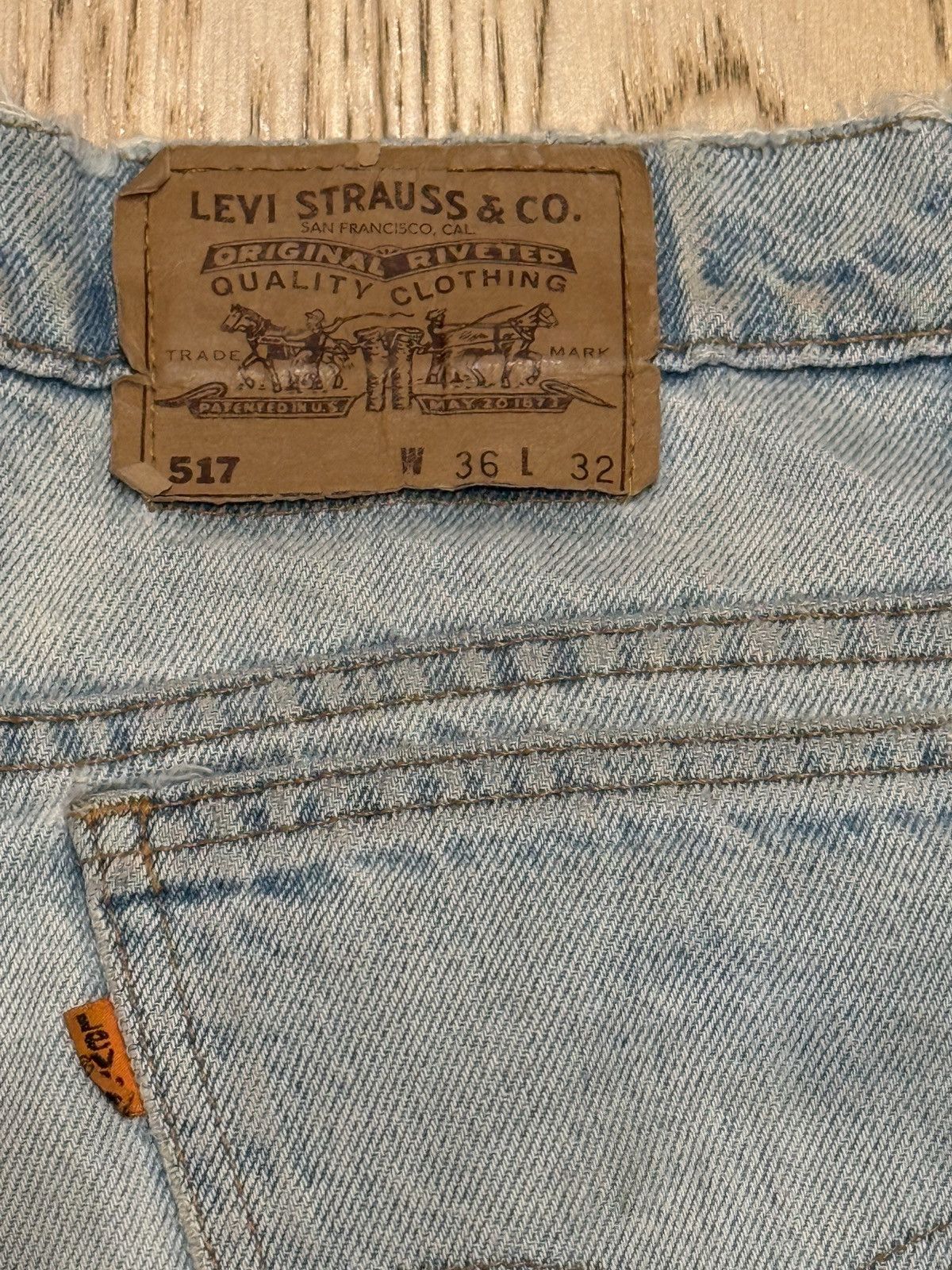 Levi's Vintage 1970/1980s Levi’s Orange Tab Bootcut Jeans Size US 32 / EU 48 - 10 Thumbnail
