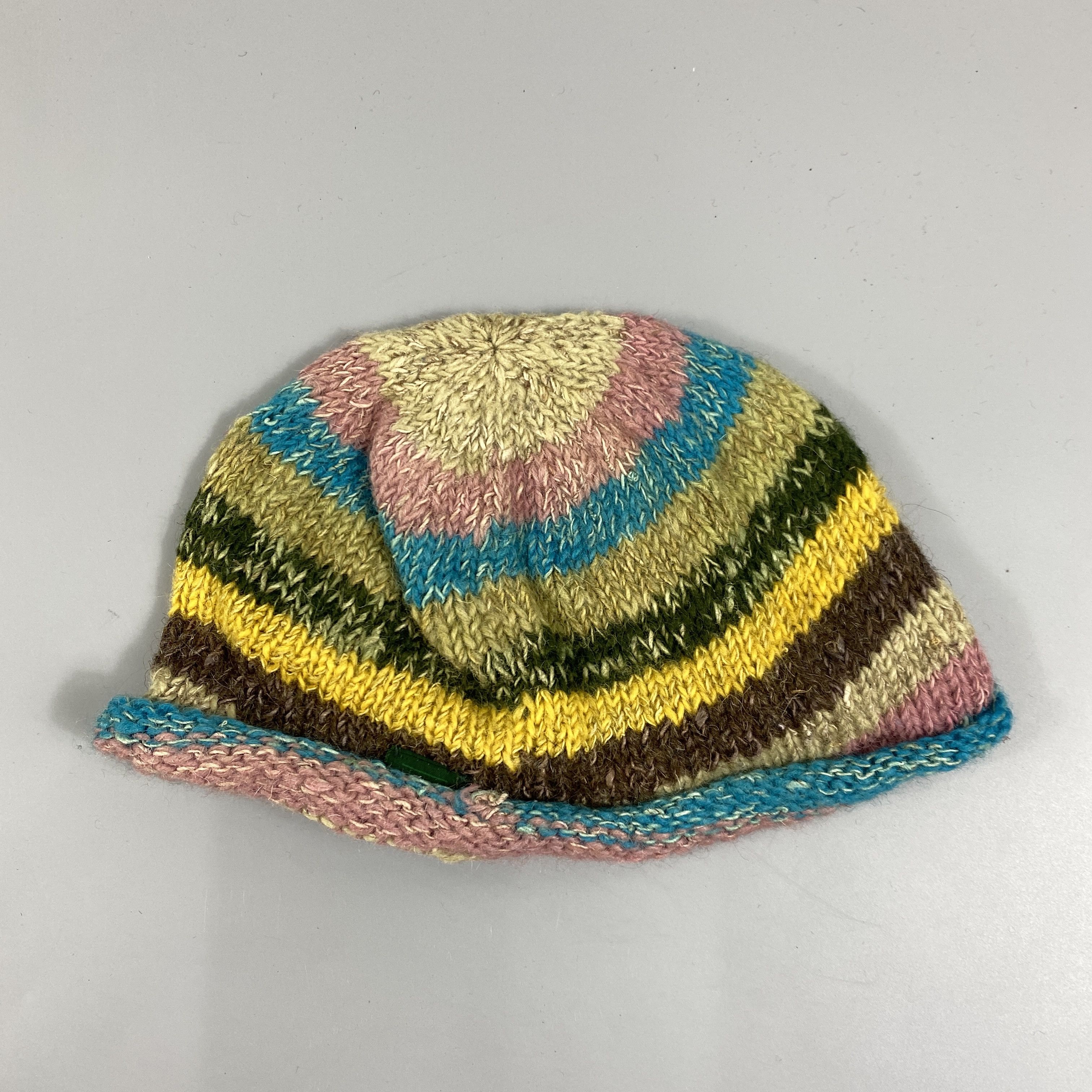 Japanese Brand Multicolor Knit Beanie Hats -BN1139 Size ONE SIZE - 7 Thumbnail