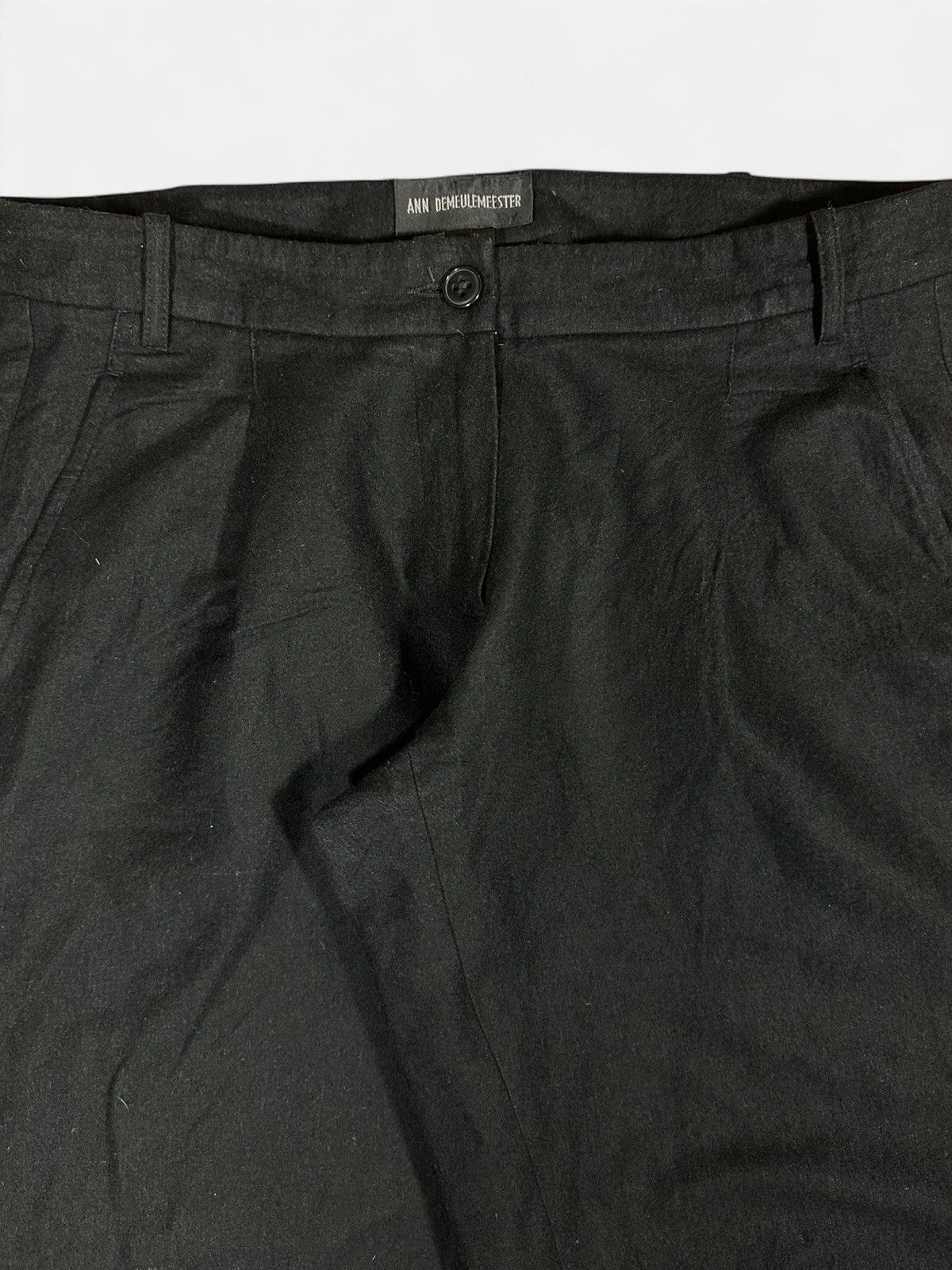 Ann Demeulemeester Ann Demeulemeester - Casual Black Trousers Size US 38 / EU 54 - 3 Thumbnail