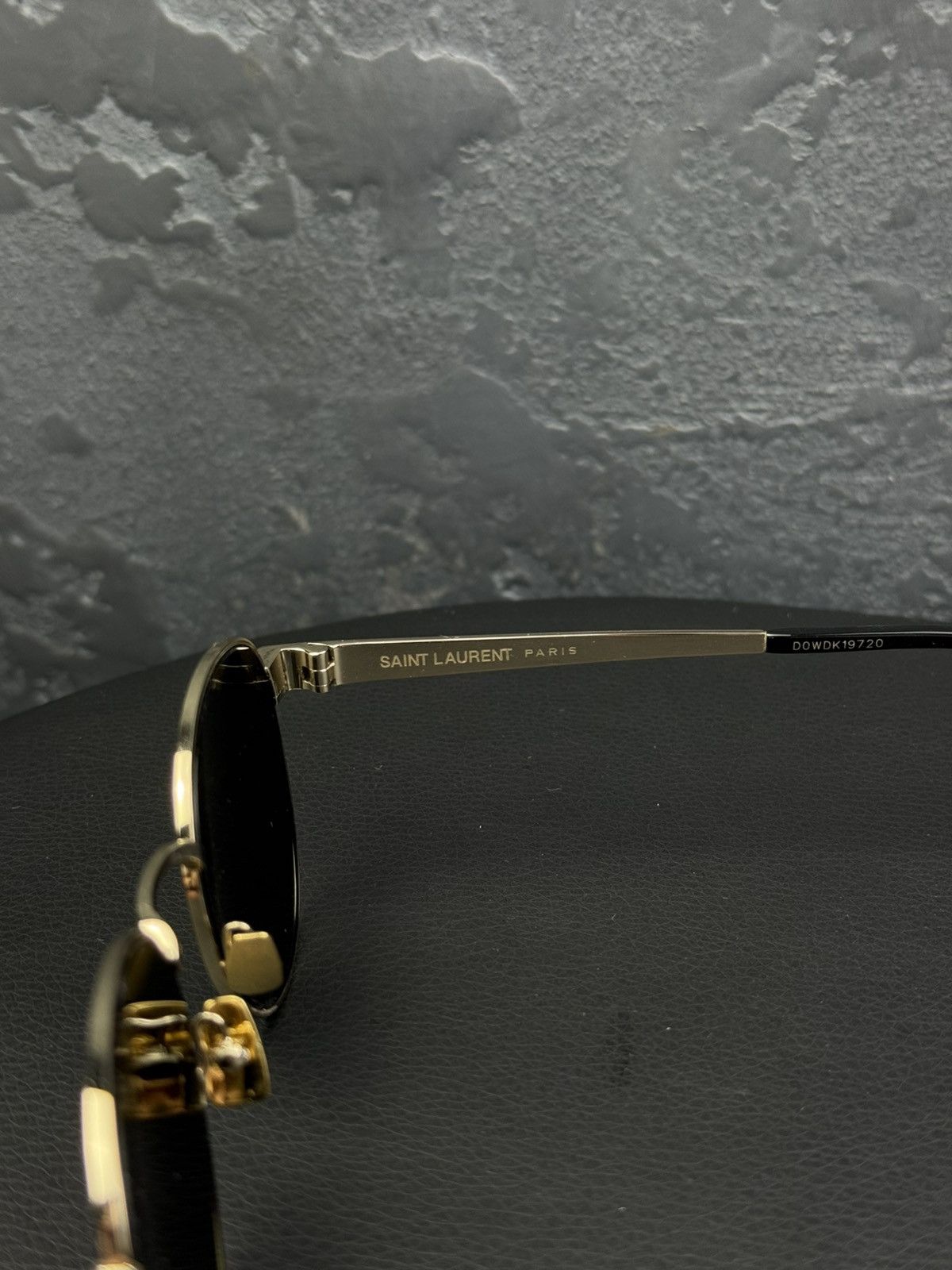 Saint Laurent Paris SAINT LAURENT Sunglasses SL M62 003 Gold/Gray Size ONE SIZE - 9 Thumbnail
