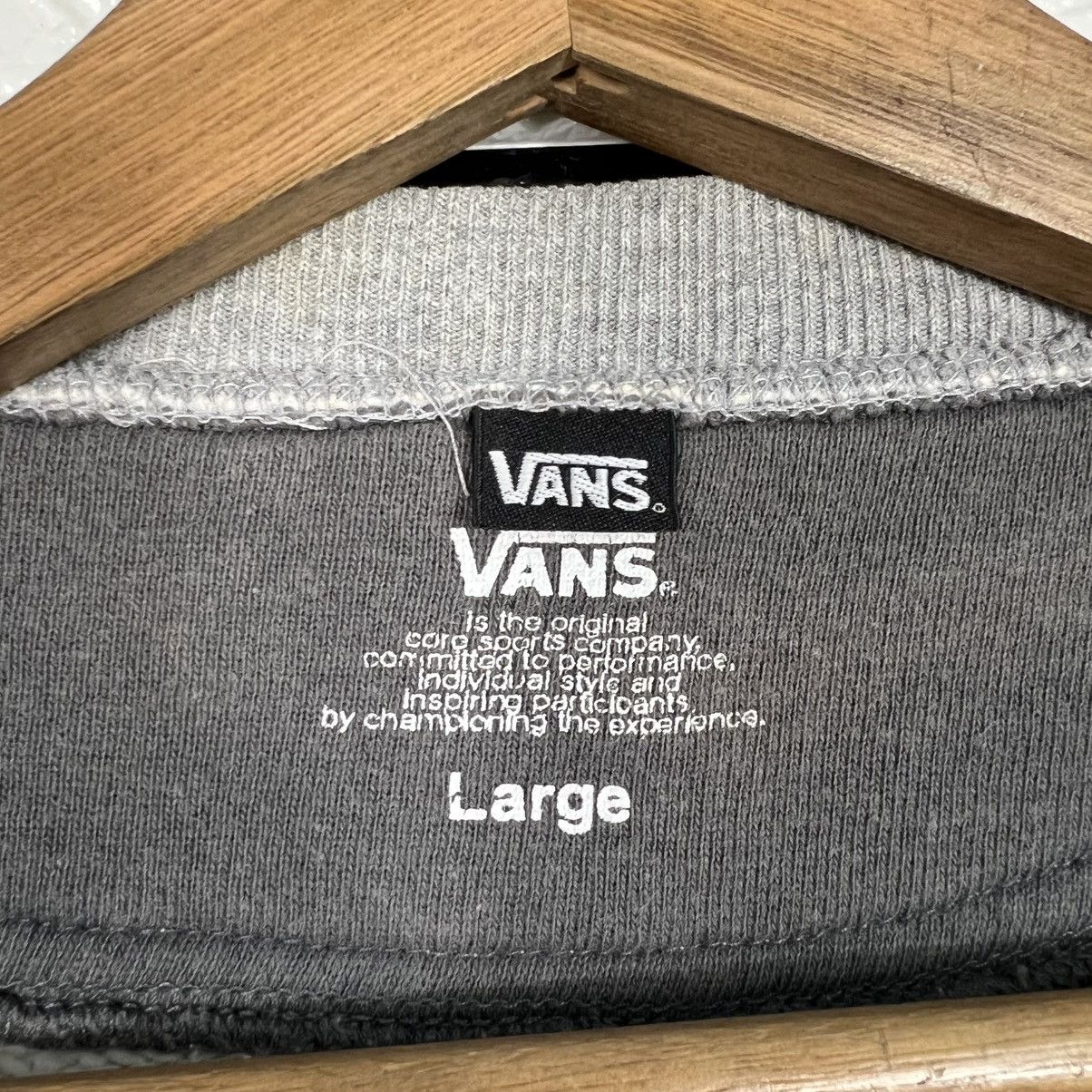 Vans Vintage 90's VANS Big Logo Crewneck Sweatshirt #3971-C181 Size US L / EU 52-54 / 3 - 10 Thumbnail