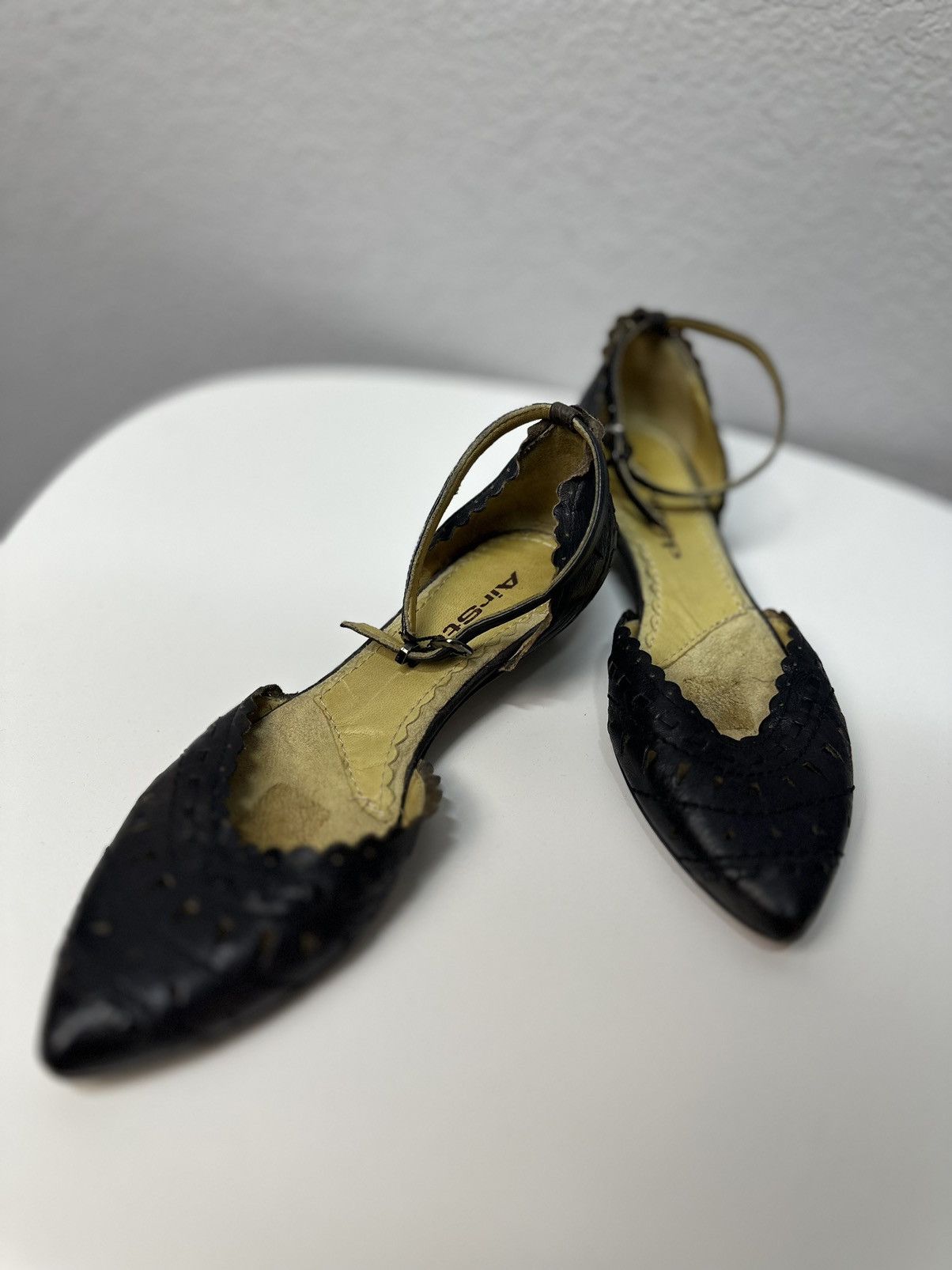 A.S.98 Vintage Air Step Ballet Shoes Womens Prada style Avantgarde Size US 11 / IT 41 - 10 Thumbnail