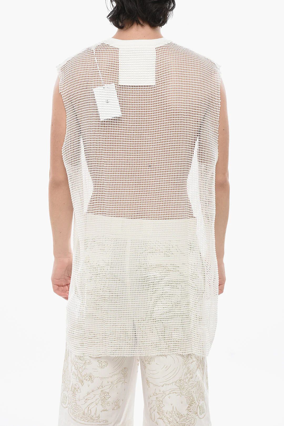 Givenchy og1mm0326 Mesh Tank Top in White Size US L / EU 52-54 / 3 - 2 Thumbnail