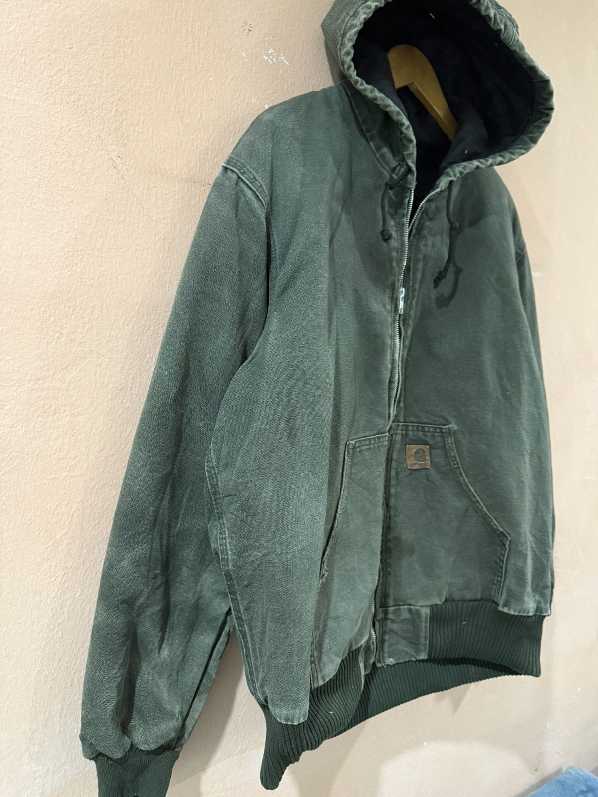 Carhartt Vintage Carhatt Green Active Jacket Hoodie Size US L / EU 52-54 / 3 - 6 Thumbnail