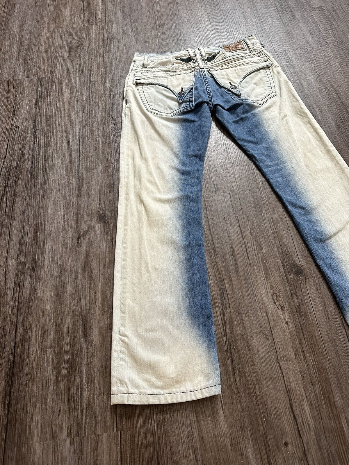 Robins Jeans 🔥Robin’s Jeans🔥 Bleached and Dyed Denim Jeans Size US 31 - 20 Thumbnail