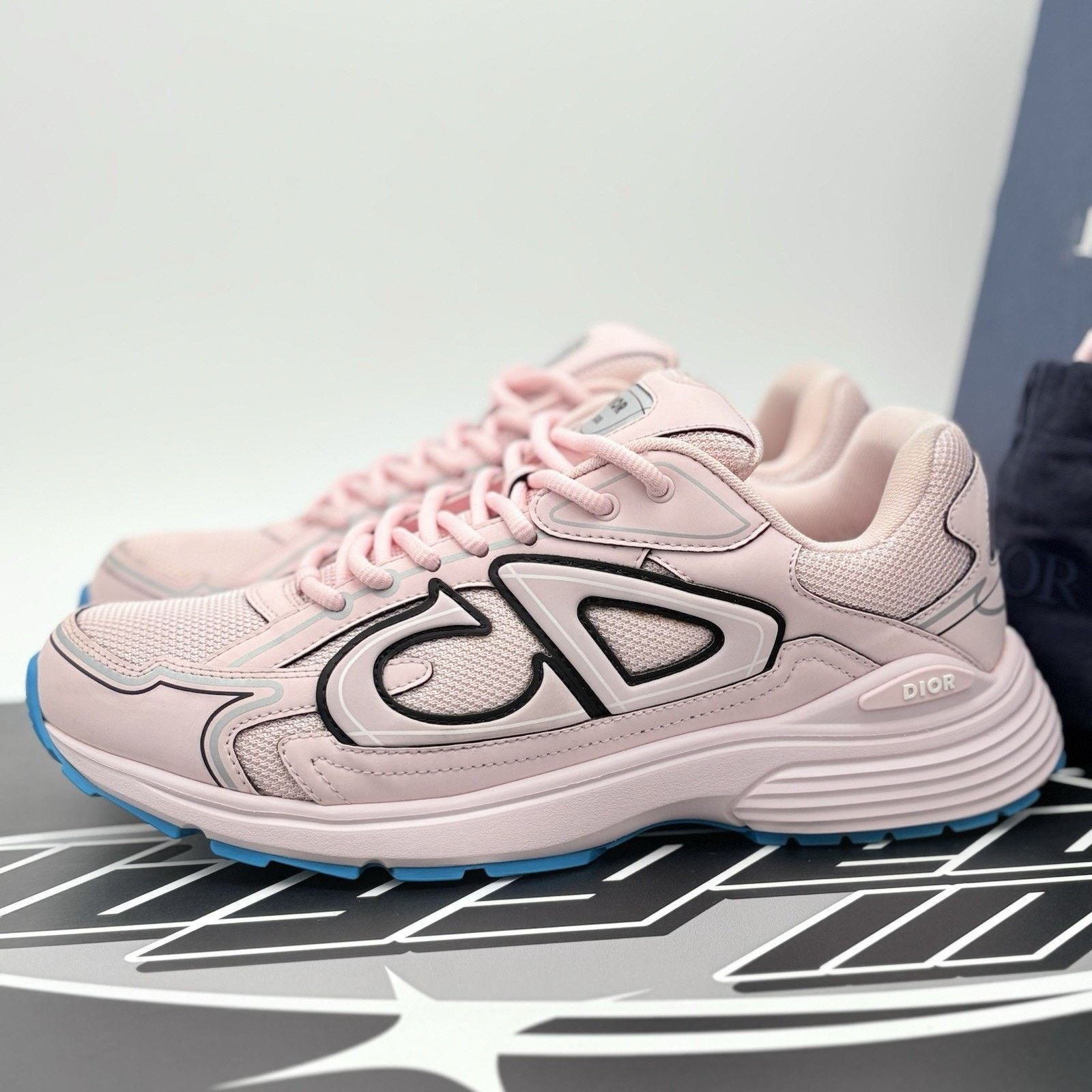 Dior Dior B30 Reflective ' Pale Pink Blue ' | GREAT CONDITION! Size US 8 / EU 41 - 1 Thumbnail