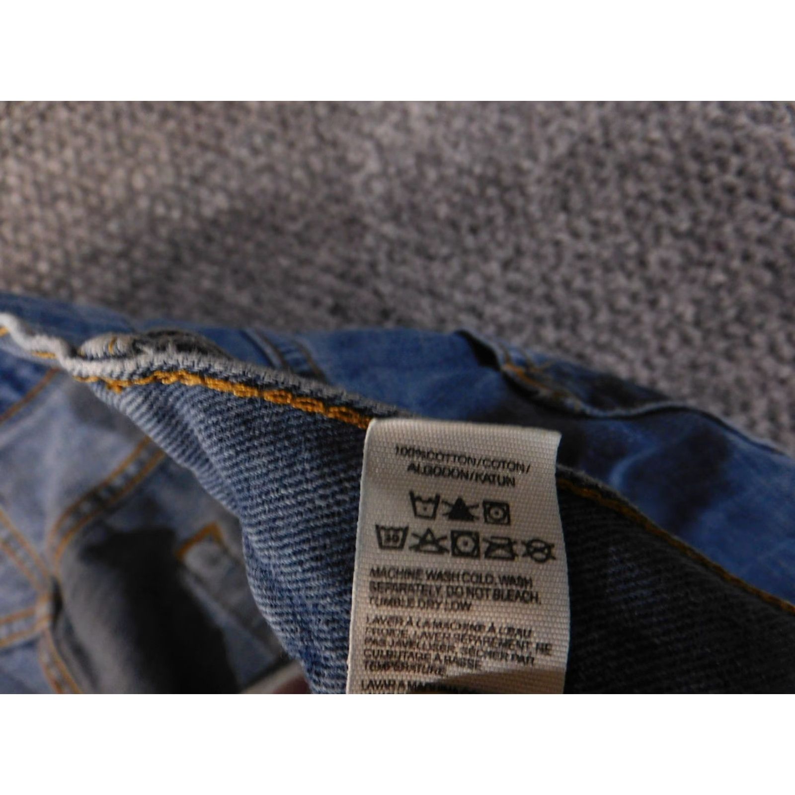 Lucky Brand Lucky Brand Jeans Mens 38x30 Blue 221 Original Straight Denim Classic Fit Pants Size US 30 / EU 46 - 6 Thumbnail