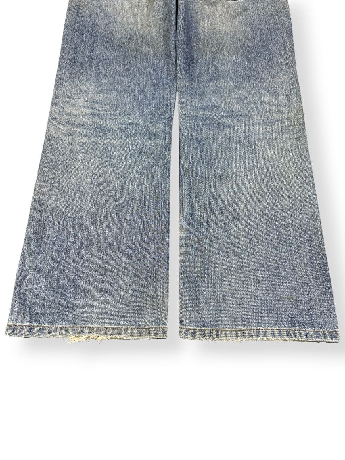 Undercover × Uniqlo Vintage Uniqlo S002 Rusty Blue Wash Loose Fit Grunge Jeans Size US 33 - 11 Thumbnail