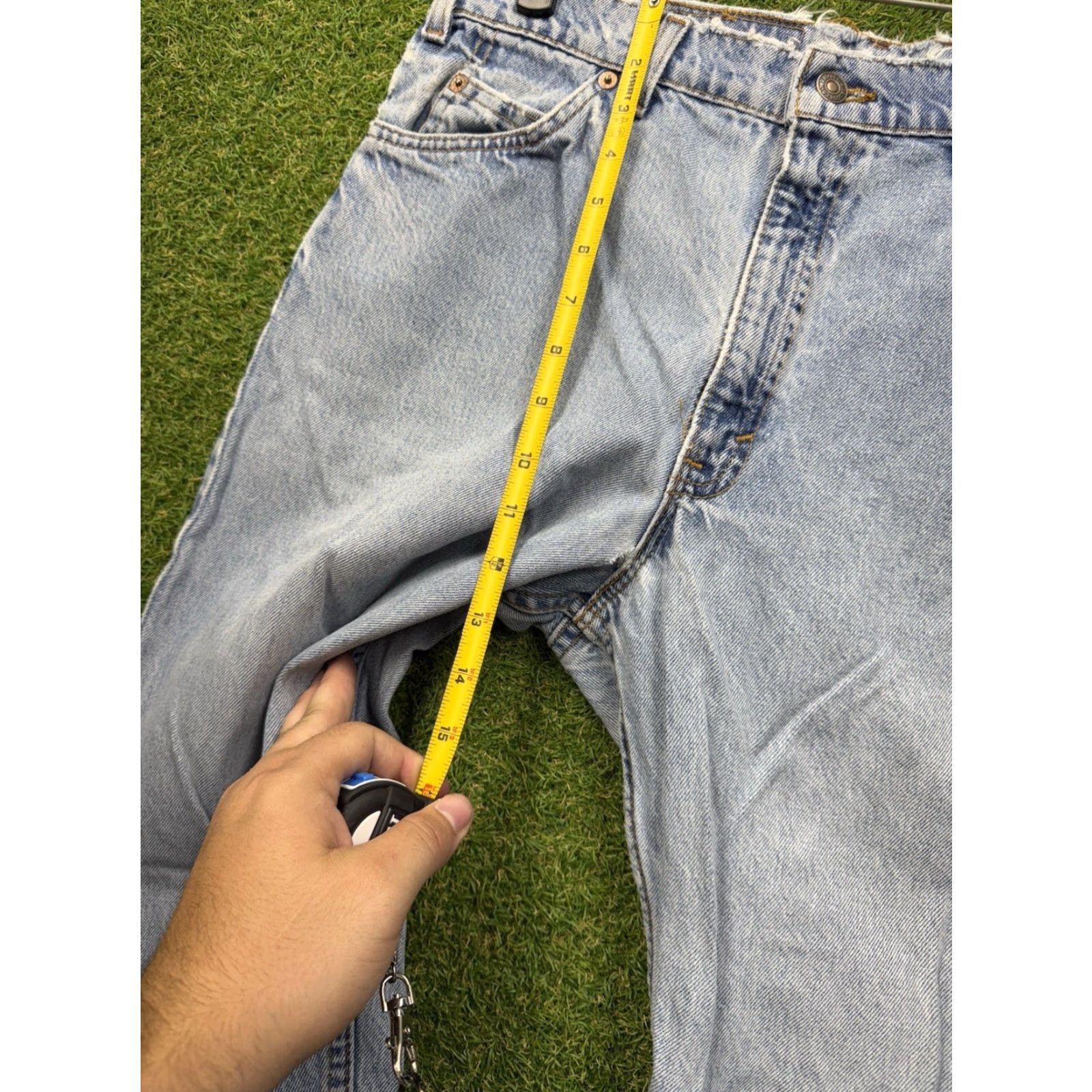 Levi's VINTAGE Levi's 560 Jeans 36x30 Tapered Blue USA Made 90s Mens Size US 36 / EU 52 - 4 Thumbnail