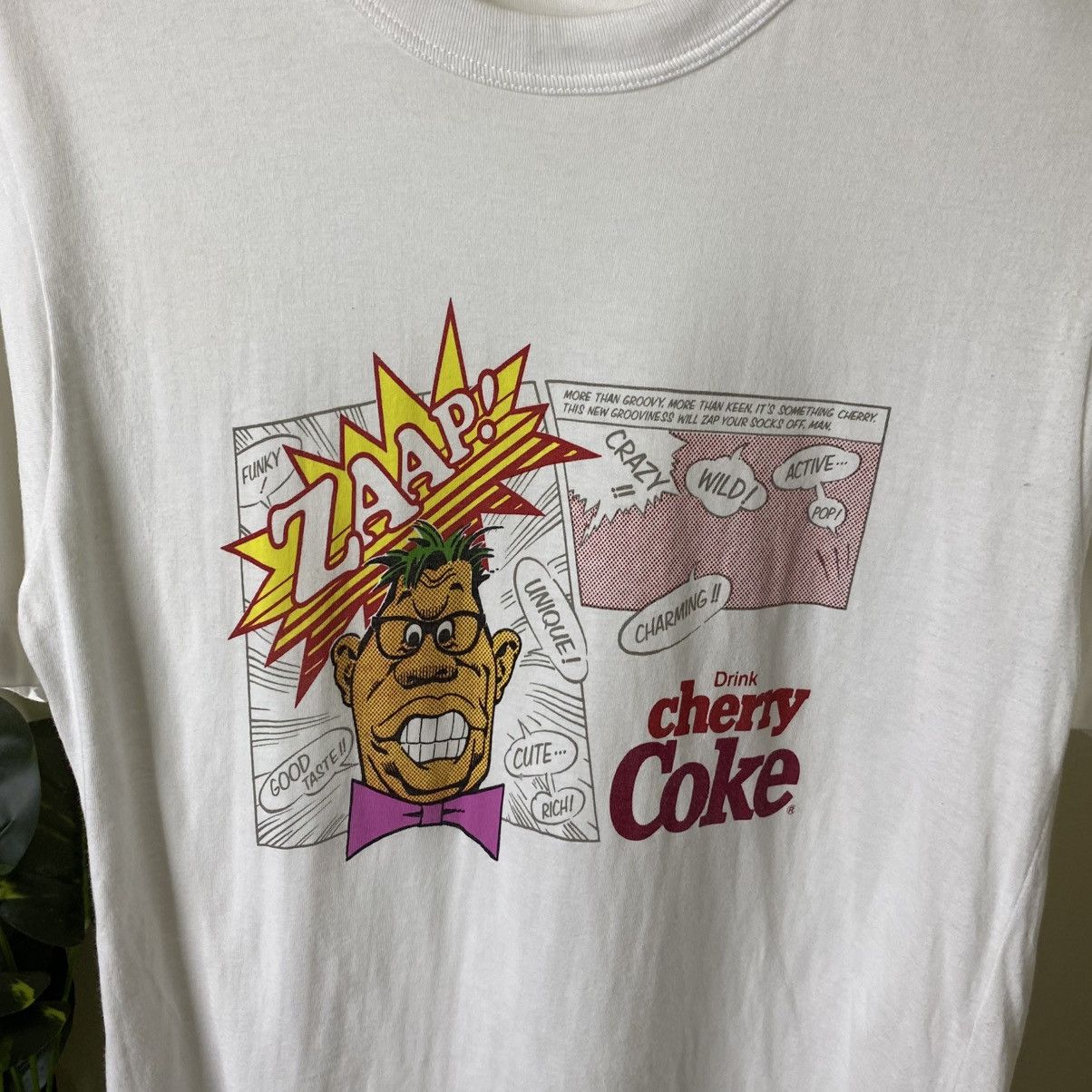 Coca Cola Vintage 1980s Cherry Coke Promo T Shirt Size US S / EU 44-46 / 1 - 2 Thumbnail