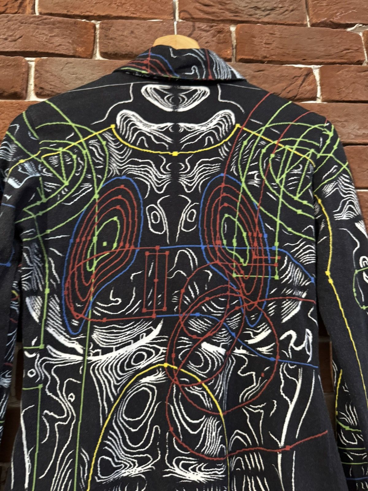 Jean Paul Gaultier Jean Paul Gaultier Circuit Cyborg Print Zip LS TOP JPG Rare Size S / US 4 / IT 40 - 11 Thumbnail