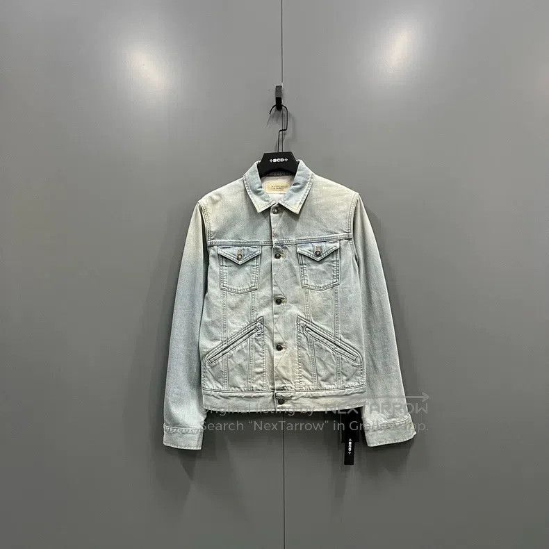 Givenchy Givenchy Bleach Washed Denim Jacket Size US S / EU 44-46 / 1 - 1 Thumbnail