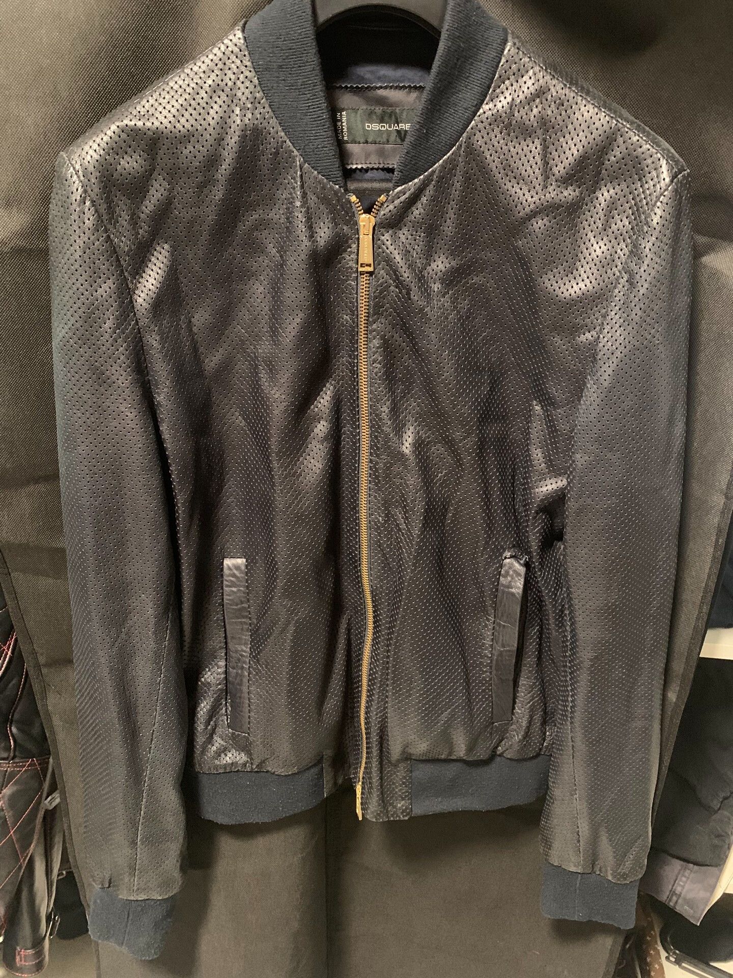 Dsquared2 stylish dsquared2 leather bomber jacket Size US M / EU 48-50 / 2 - 1 Thumbnail