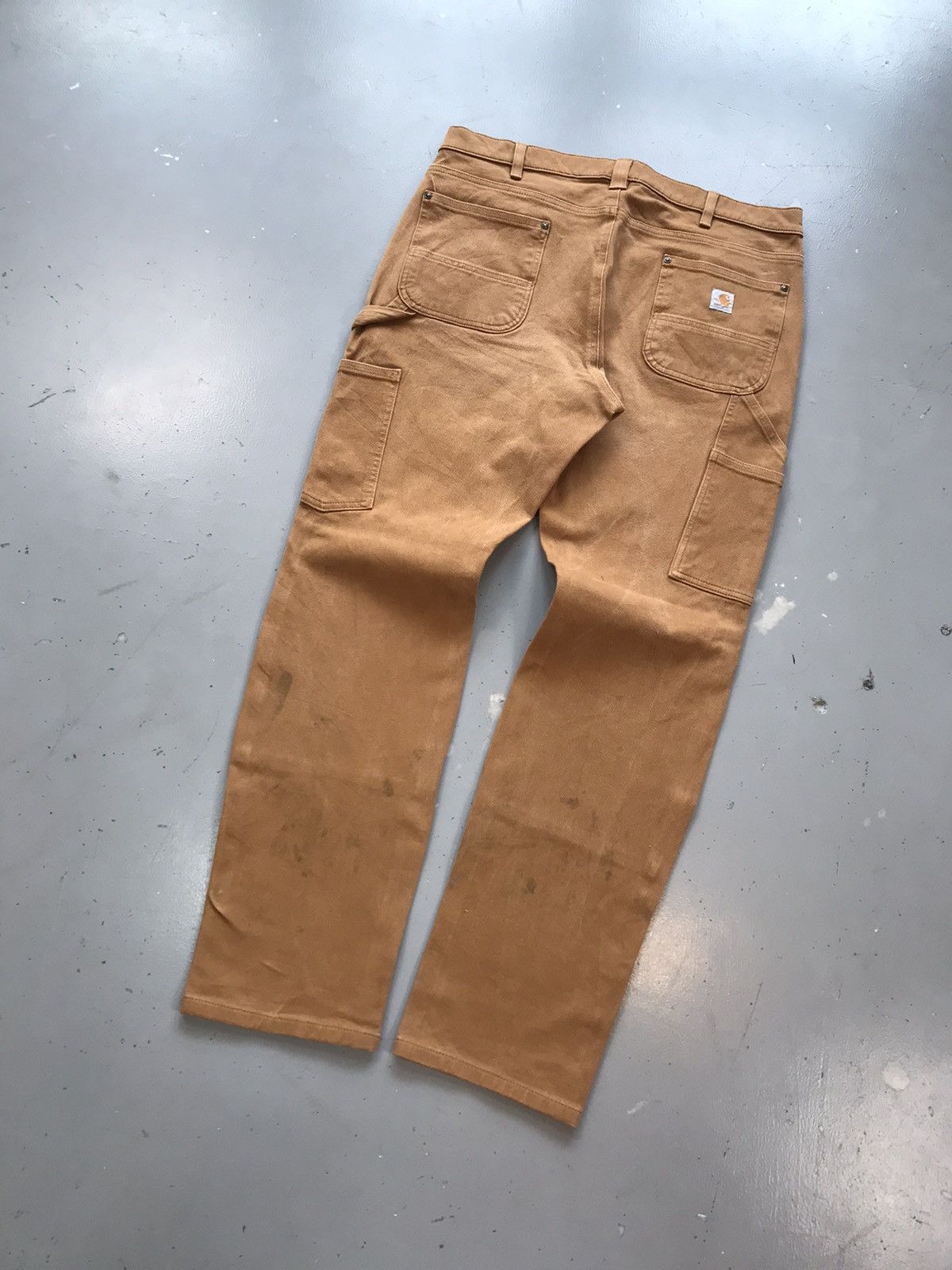 Carhartt × Vintage Vintage Carhartt b136 BRN double knee denim Size US 35 - 9 Thumbnail